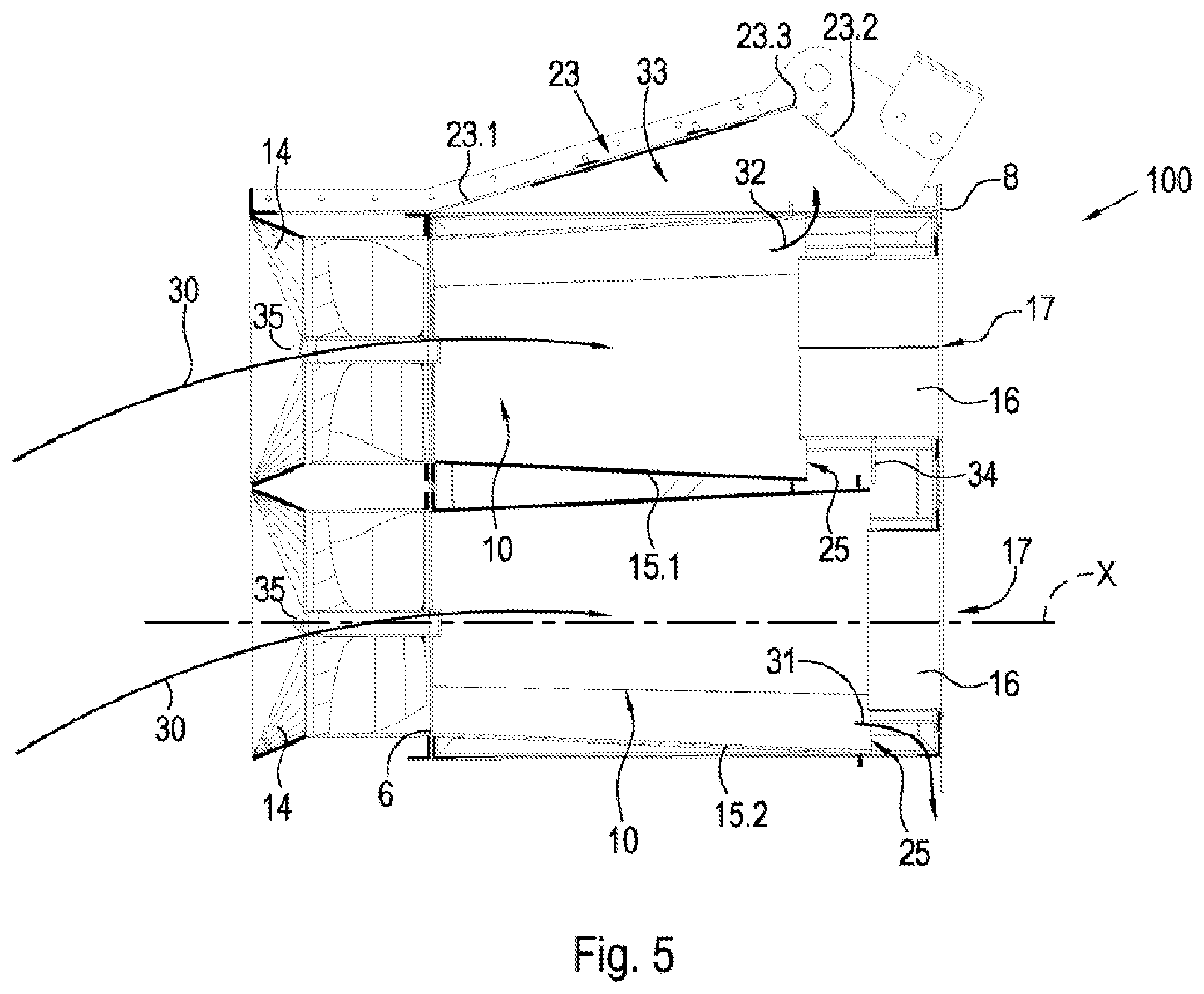 Patent US12090492 Figure 5 – Cyclonic air filtration equipment