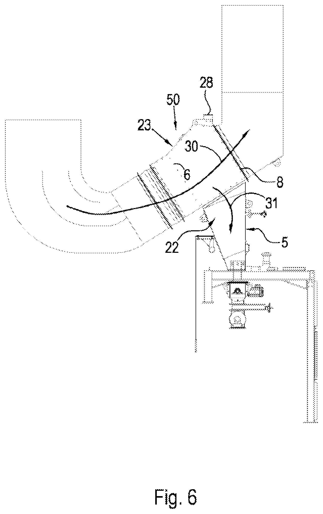 Patent US12090492 Figure 6 – Cyclonic air filtration equipment