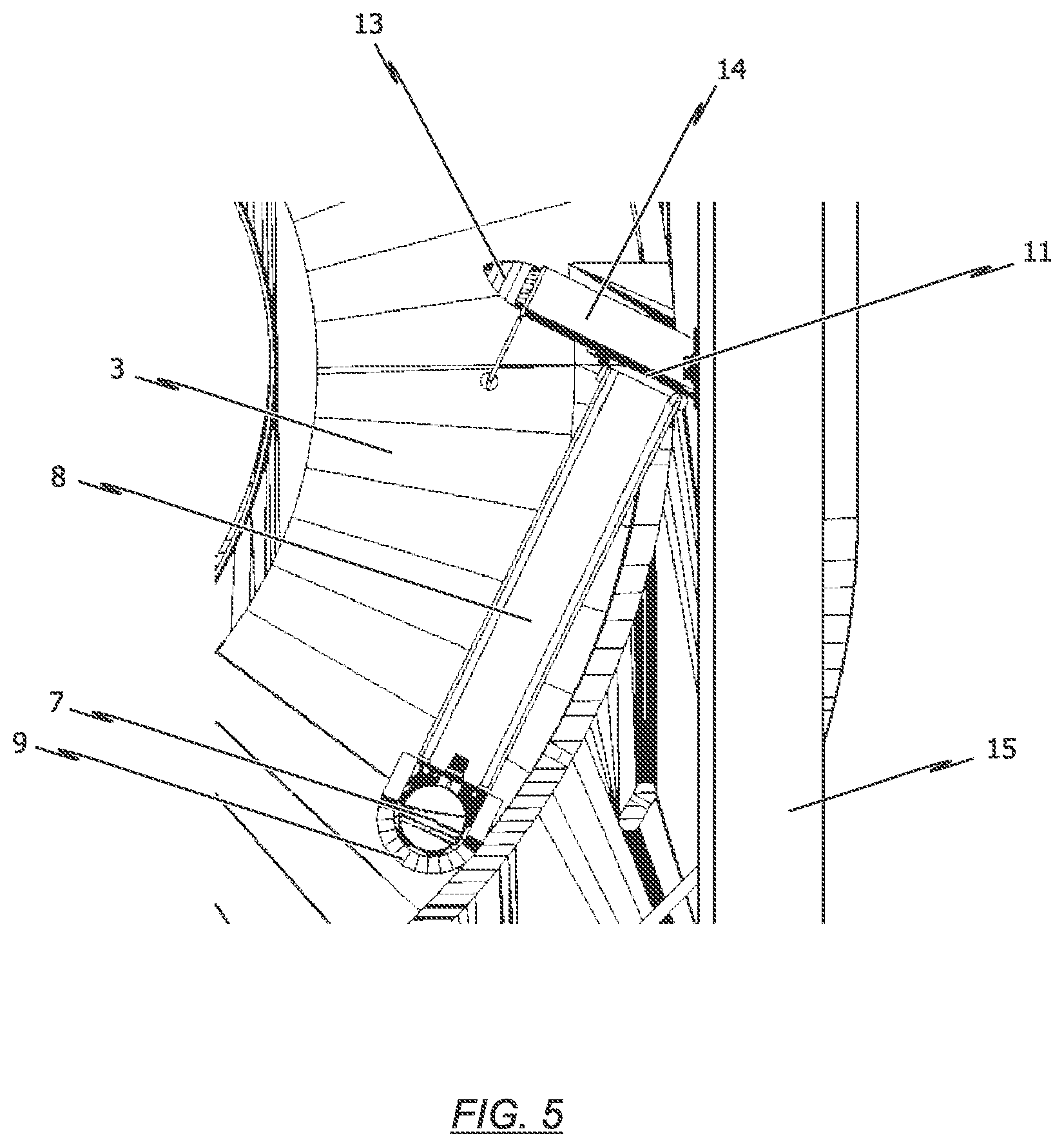 Patent US12090494 Figure 4 – Cyclone separator particularly for a powder recovery device of a powder coating system