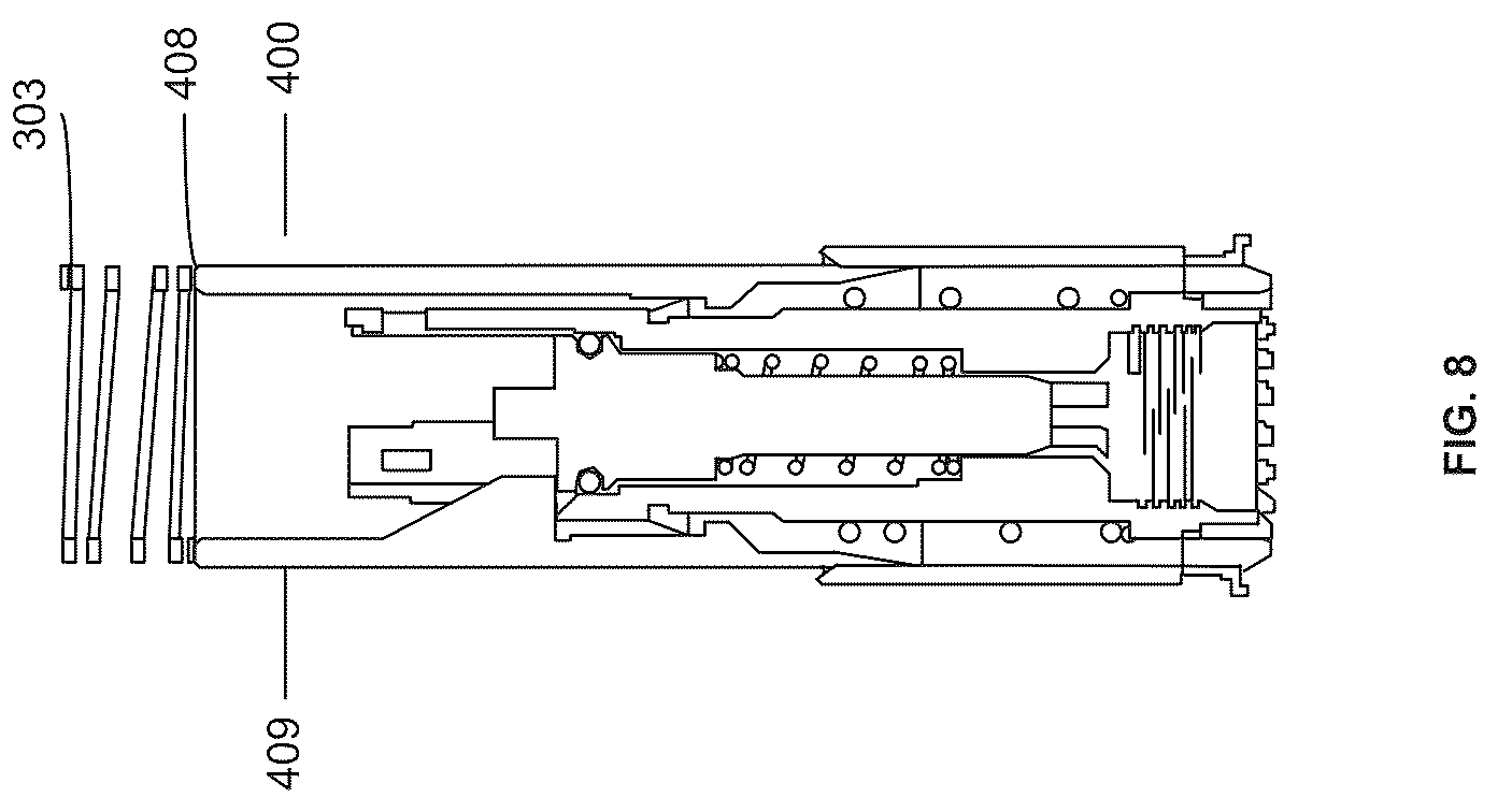 Patent US12090495 Figure 8 – Spray assembly