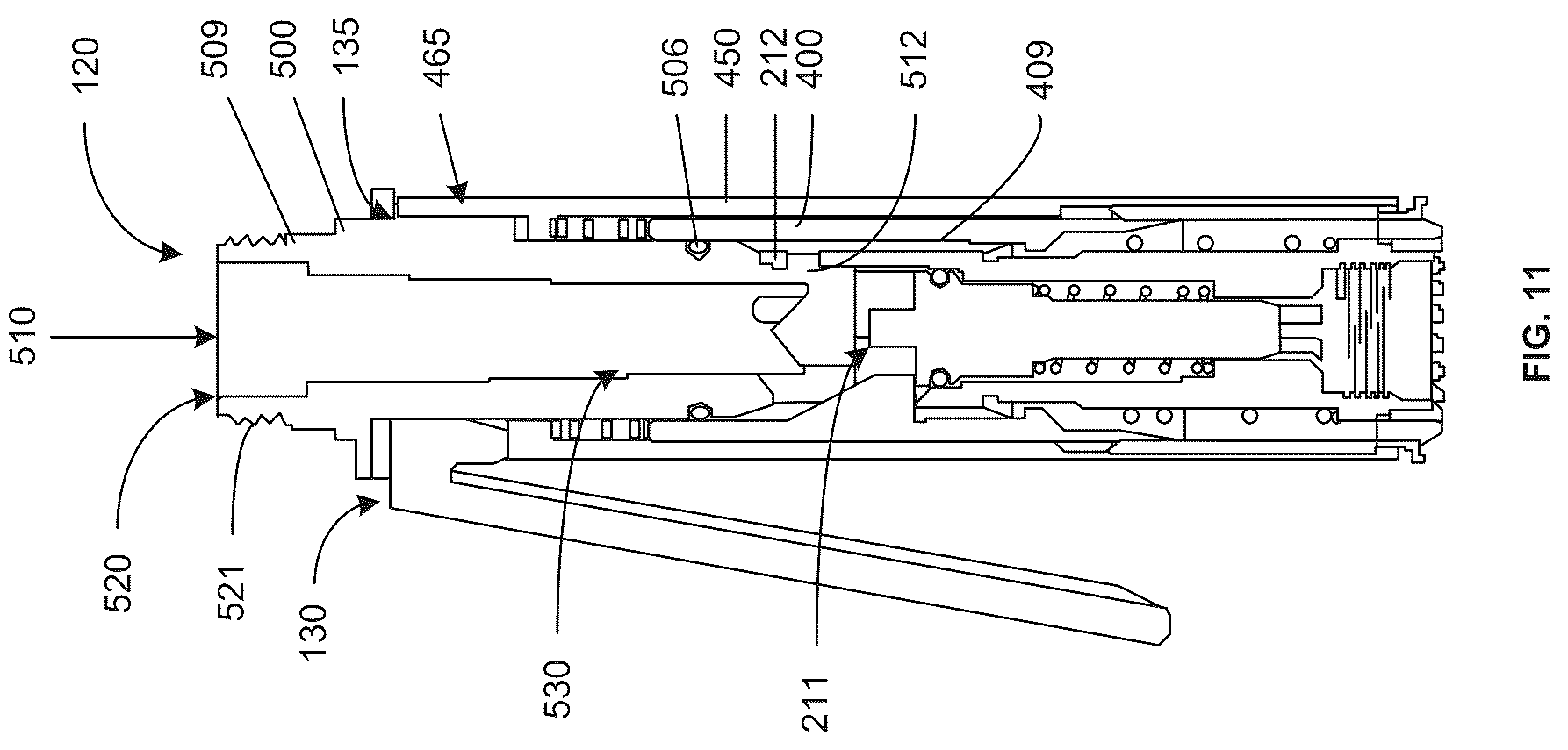 Patent US12090495 Figure 11 – Spray assembly