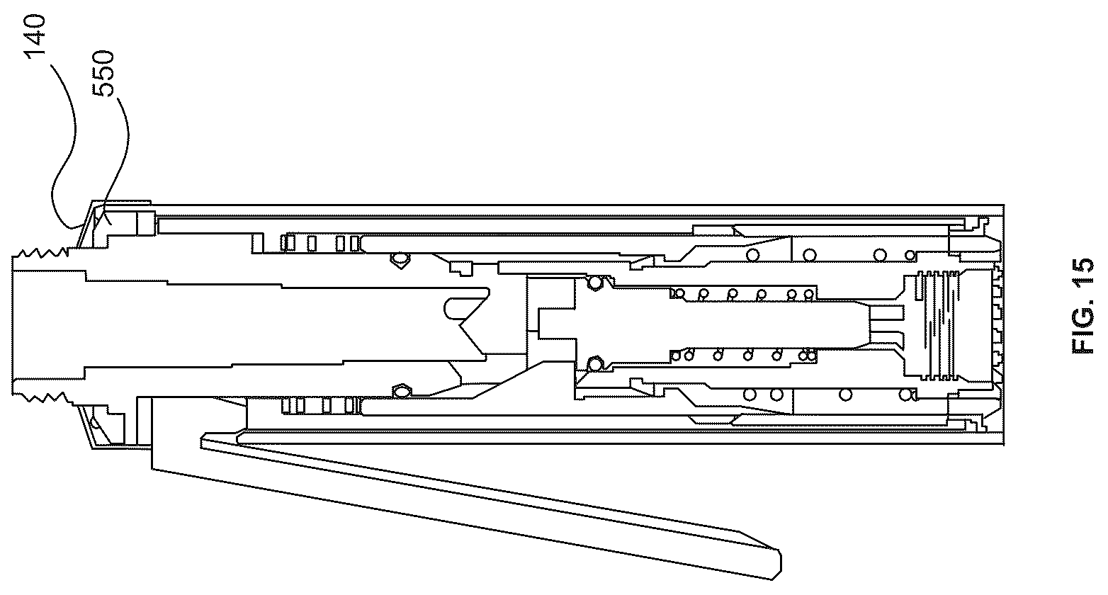 Patent US12090495 Figure 15 – Spray assembly