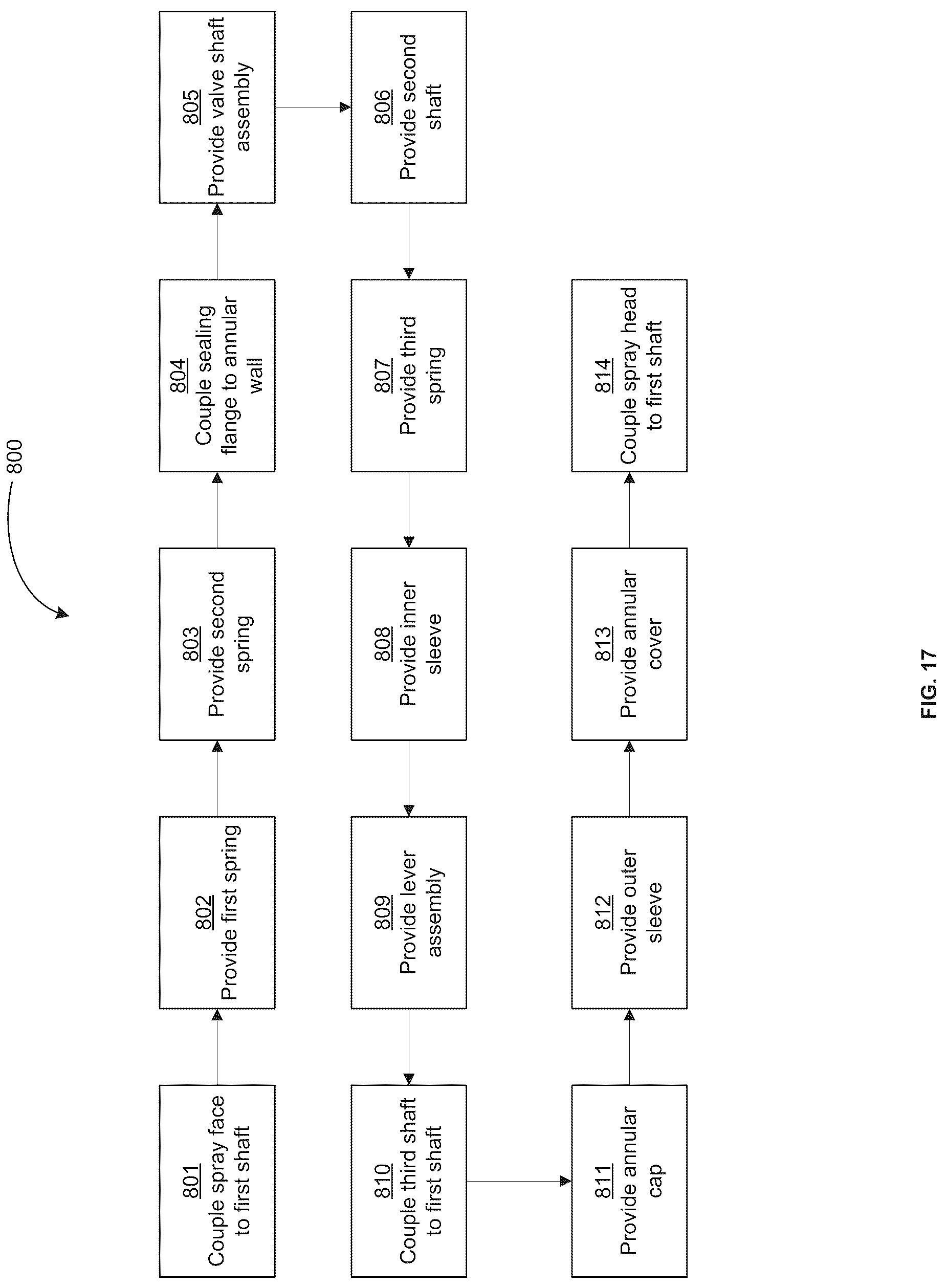 Patent US12090495 Figure 17 – Spray assembly