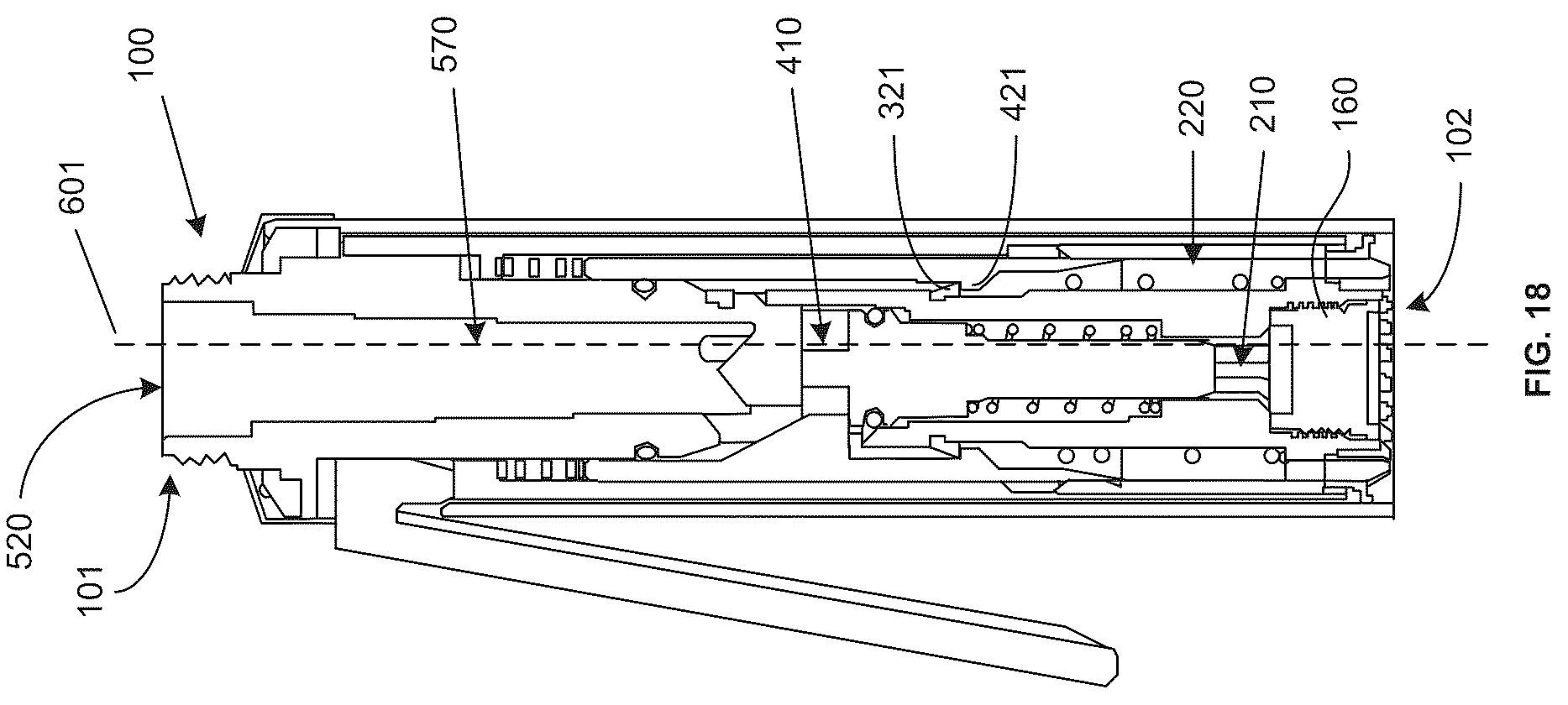 Patent US12090495 Figure 18 – Spray assembly