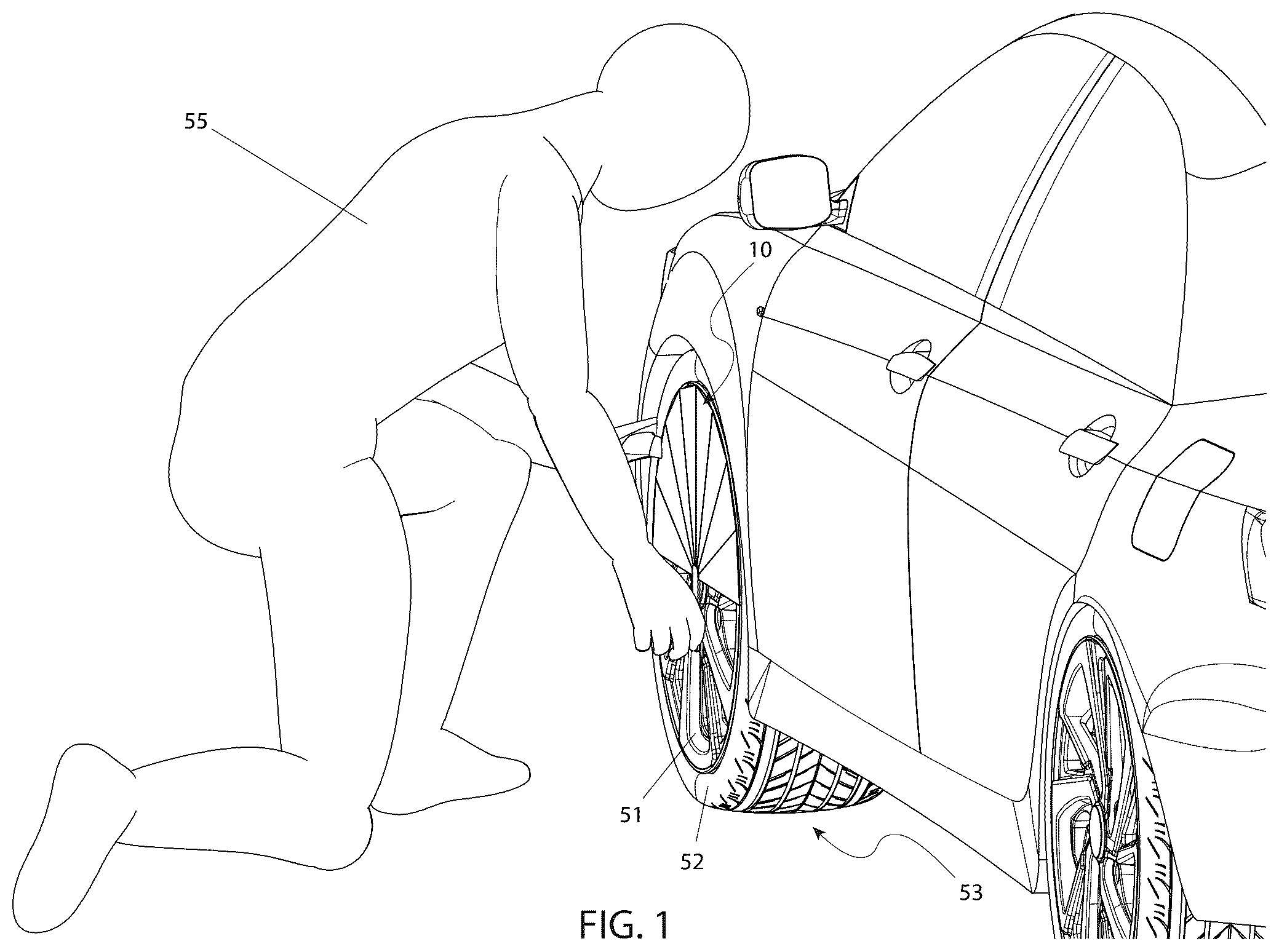 Patent US12090501 Figure 1 – Wheel rim protector