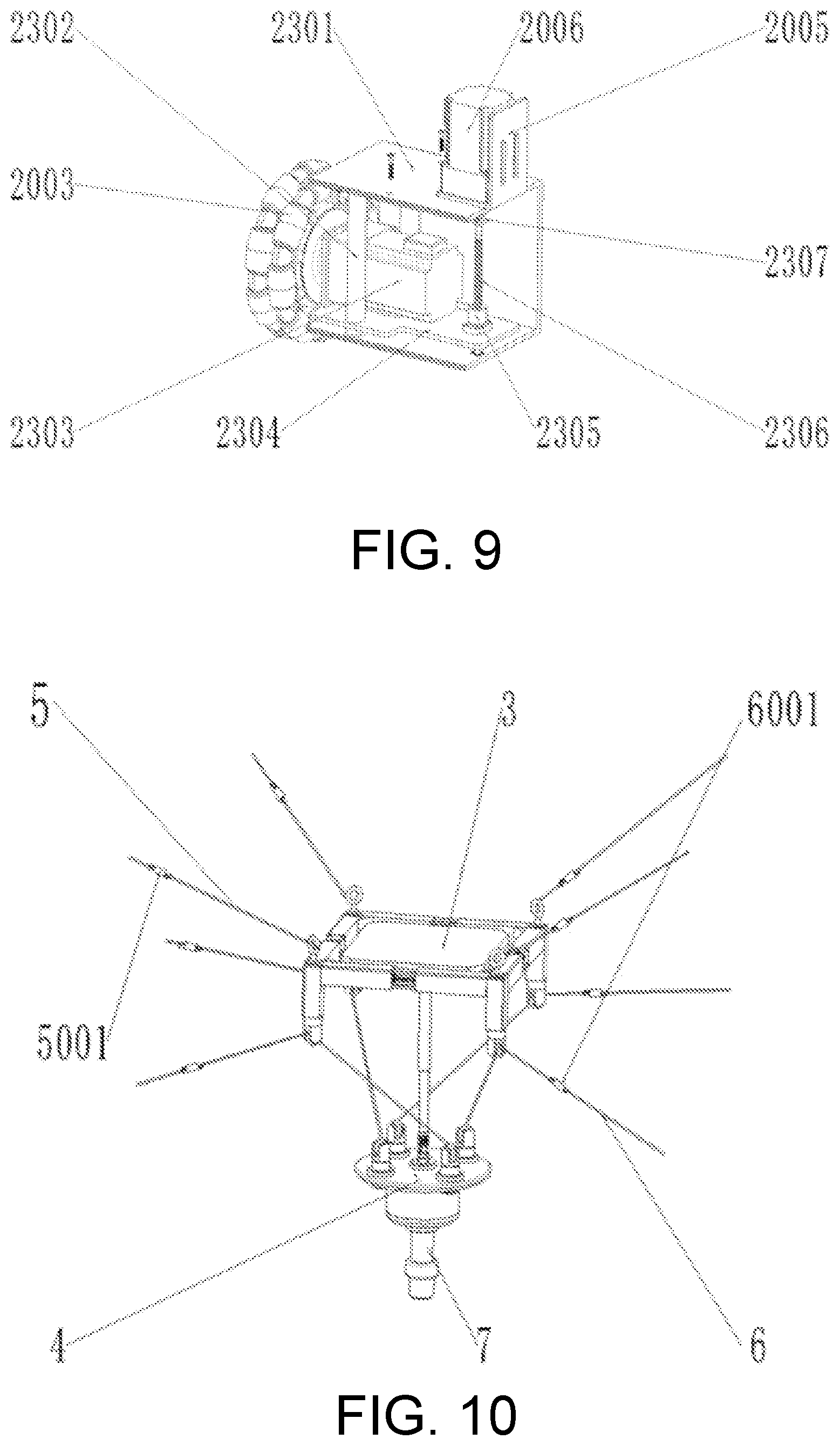 Patent US12090502 Figure 8 – Movable electro-hydraulic composite drive spraying robot with large working space