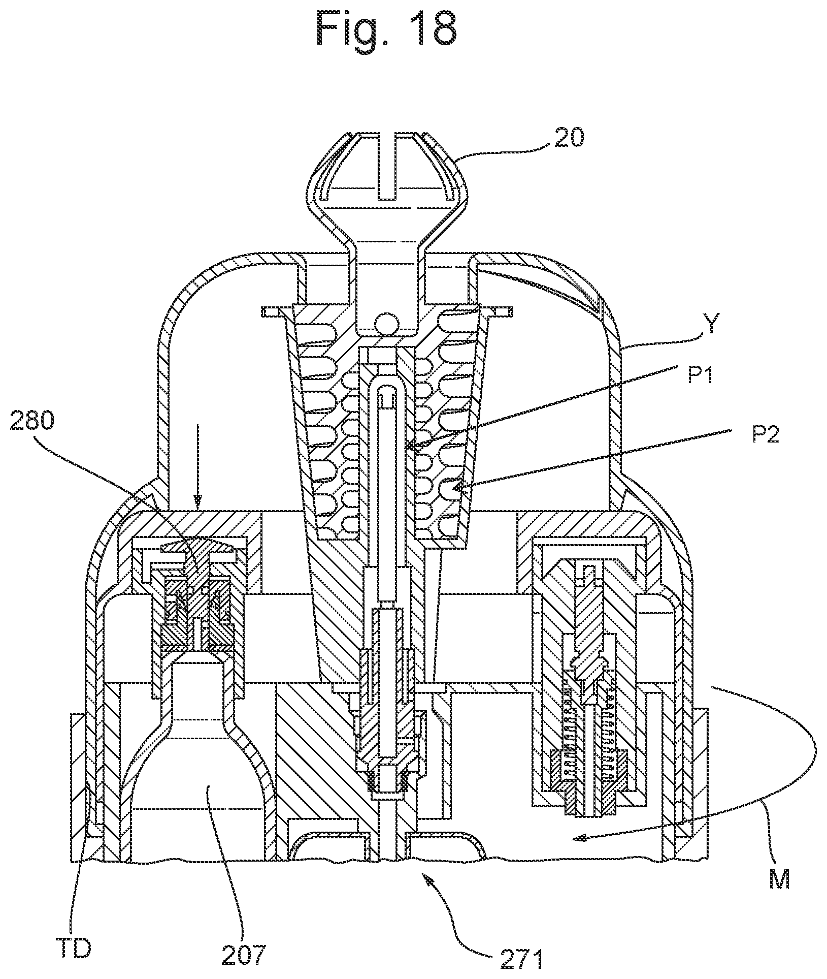 Patent US12090505 Figure 14 – Apparatus and methods for dispensing and foaming of a product