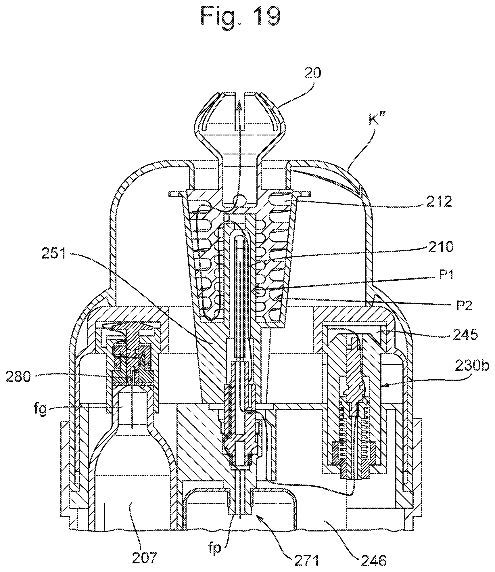 Patent US12090505 Figure 15 – Apparatus and methods for dispensing and foaming of a product