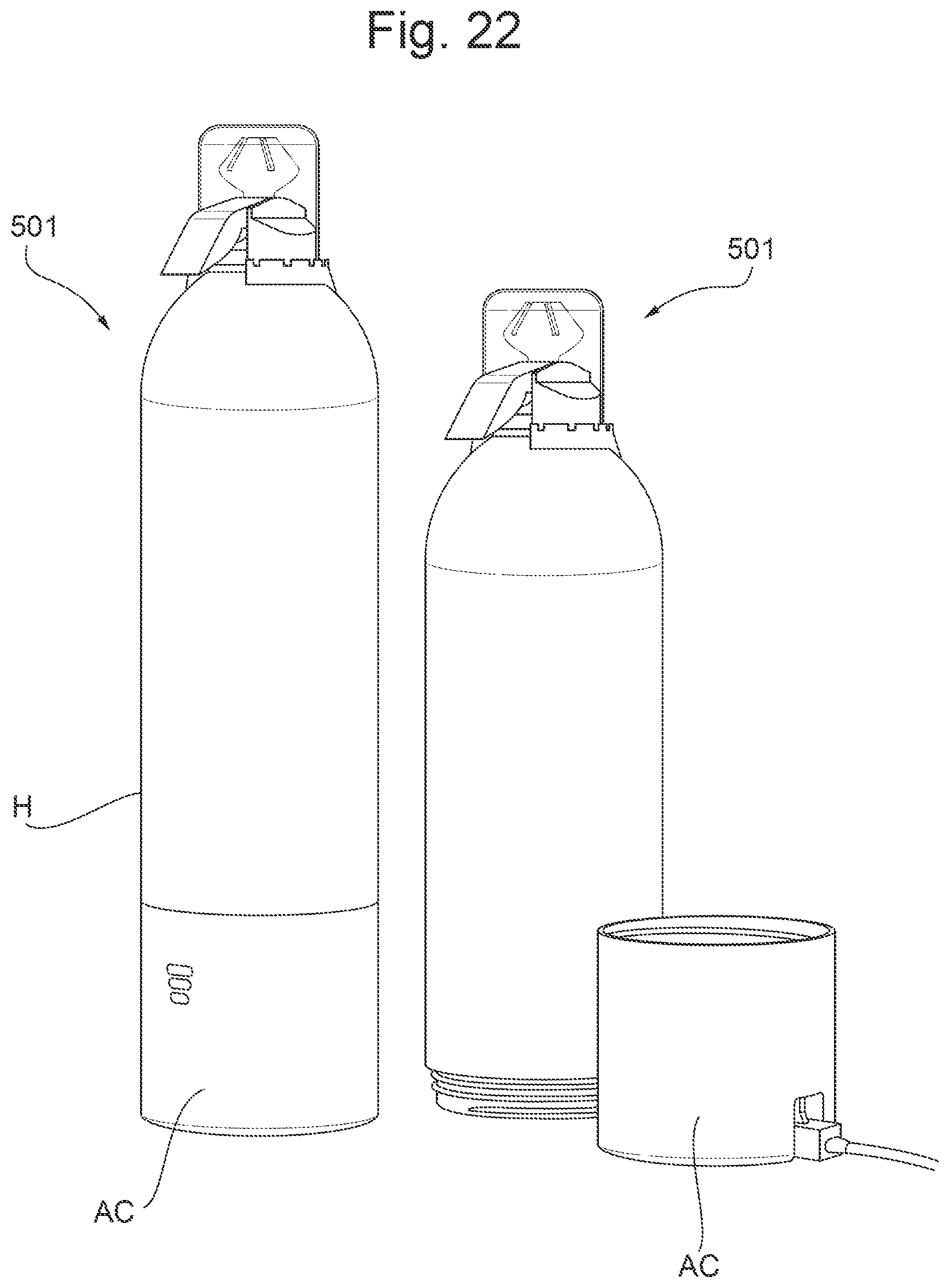 Patent US12090505 Figure 18 – Apparatus and methods for dispensing and foaming of a product