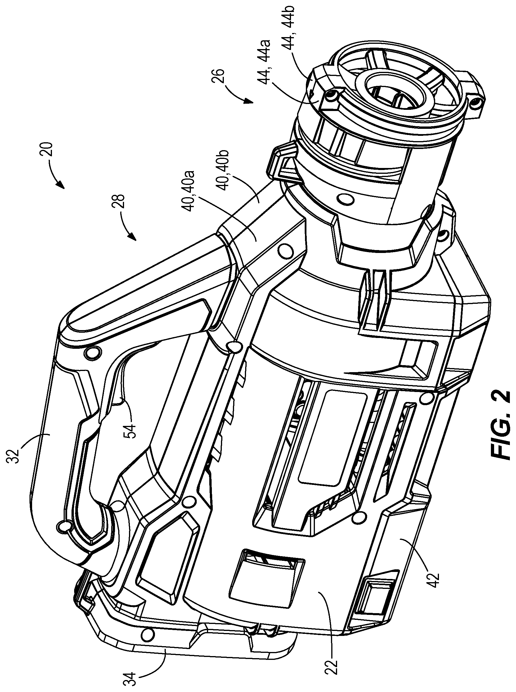 Patent US12090506 Figure 2 – Powered sprayer