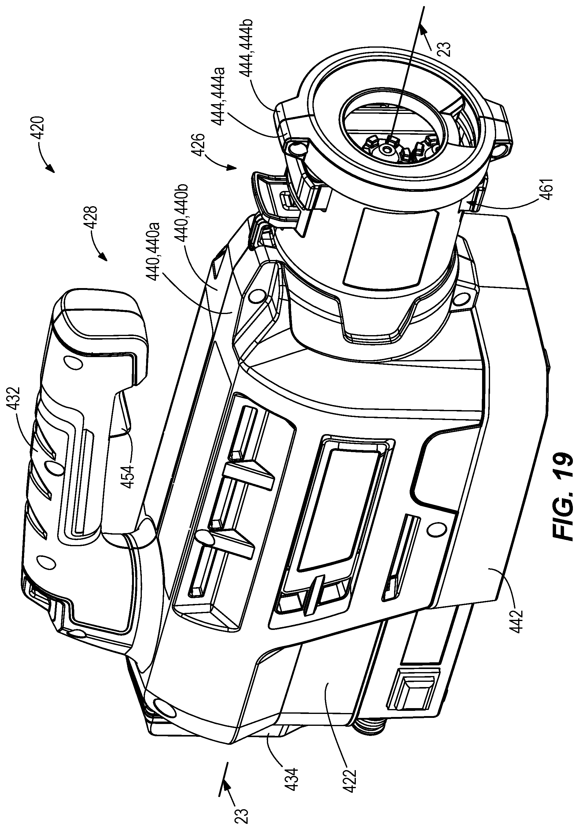 Patent US12090506 Figure 14 – Powered sprayer