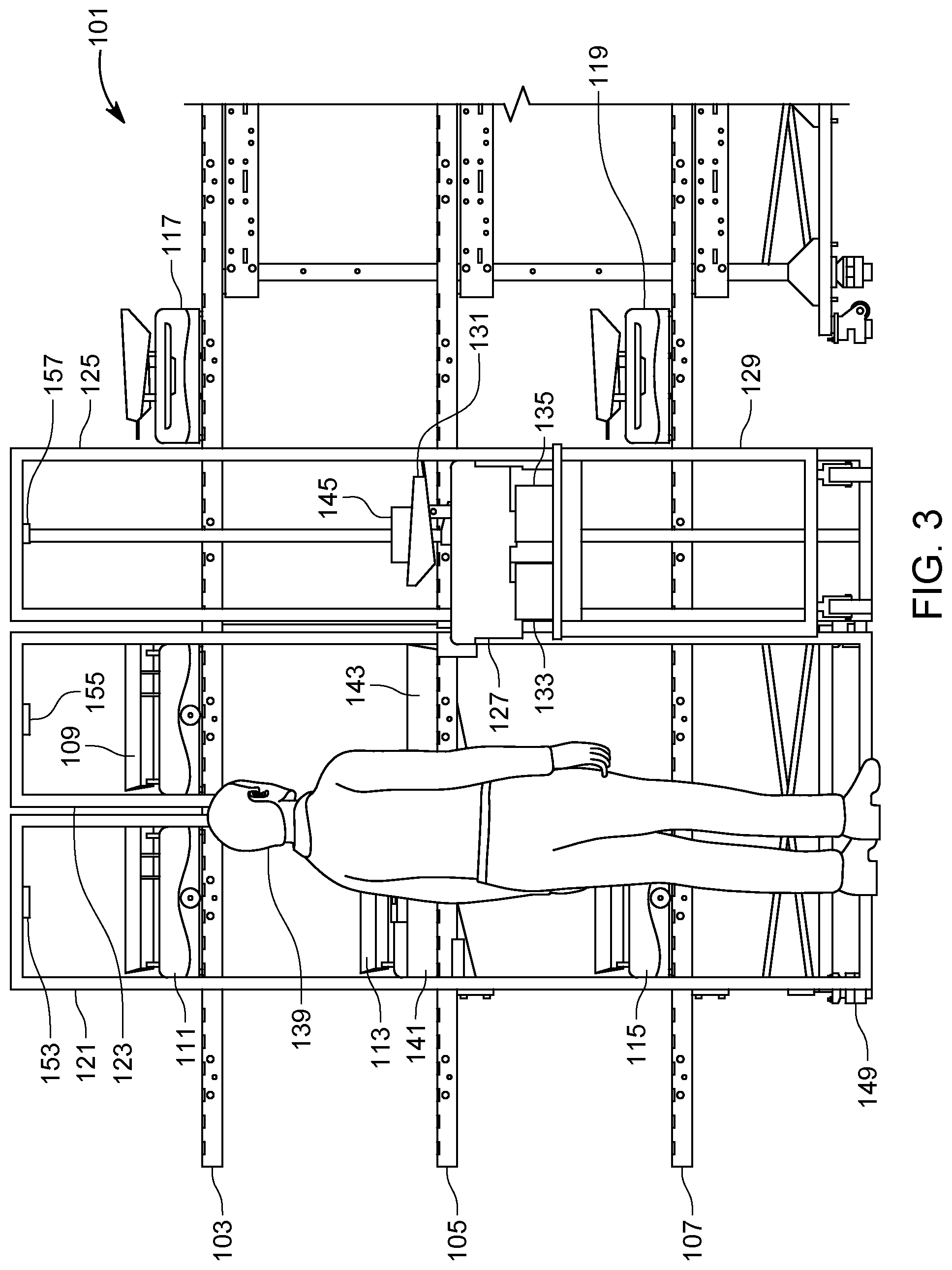 Patent US12090522 Figure 3 – Article loading system and method for multilevel sorter