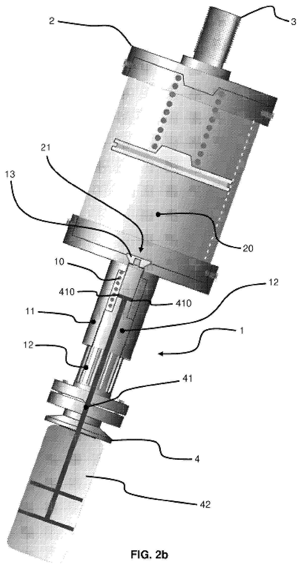 Patent US12090524 Figure 3 – Device for cleaning and polishing connections of underwater equipment comprising a cleaning-fluid dispersing mechanism