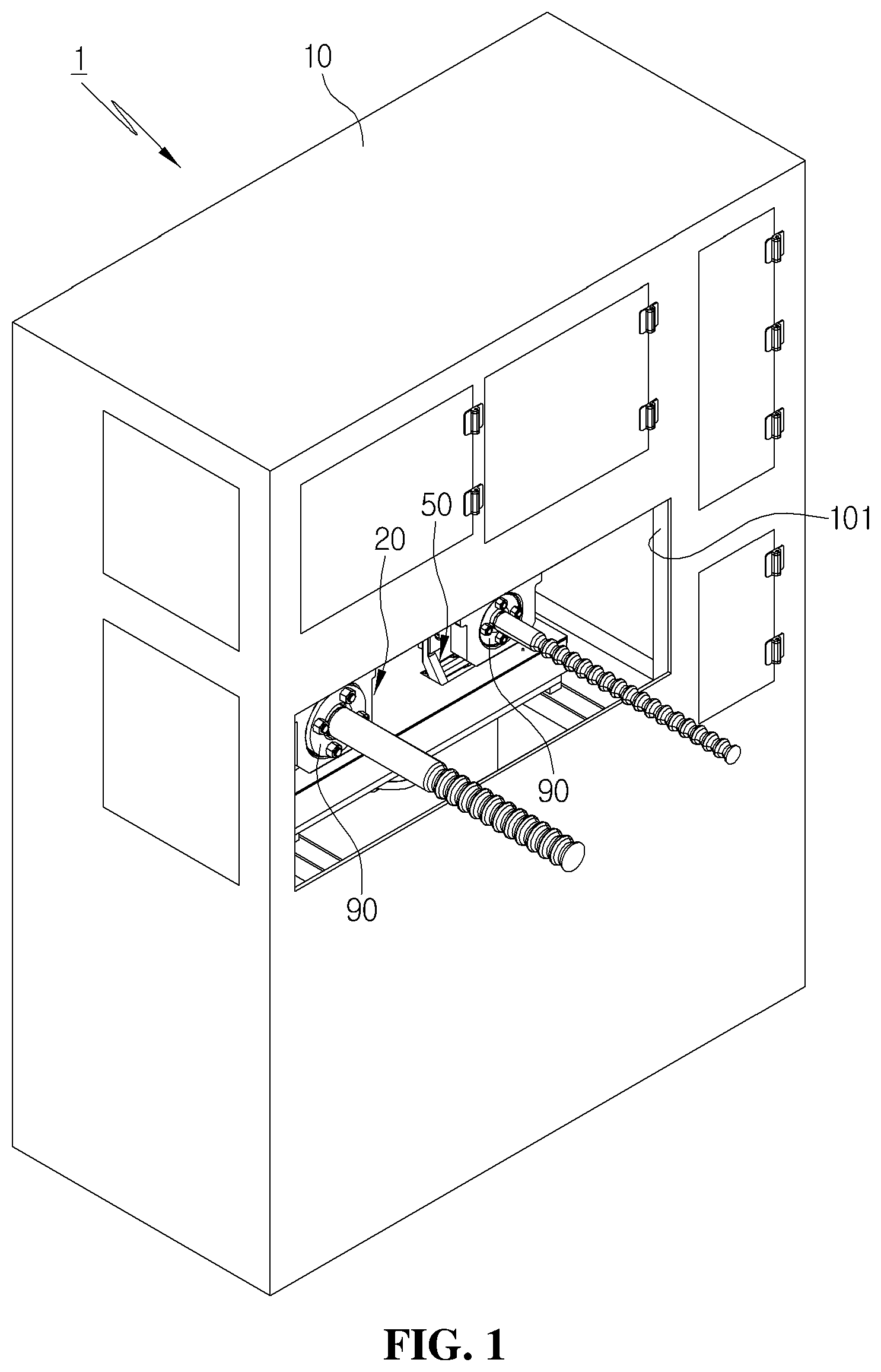 Patent US12090528 Figure 1 – Apparatus and method for automatic clean connection