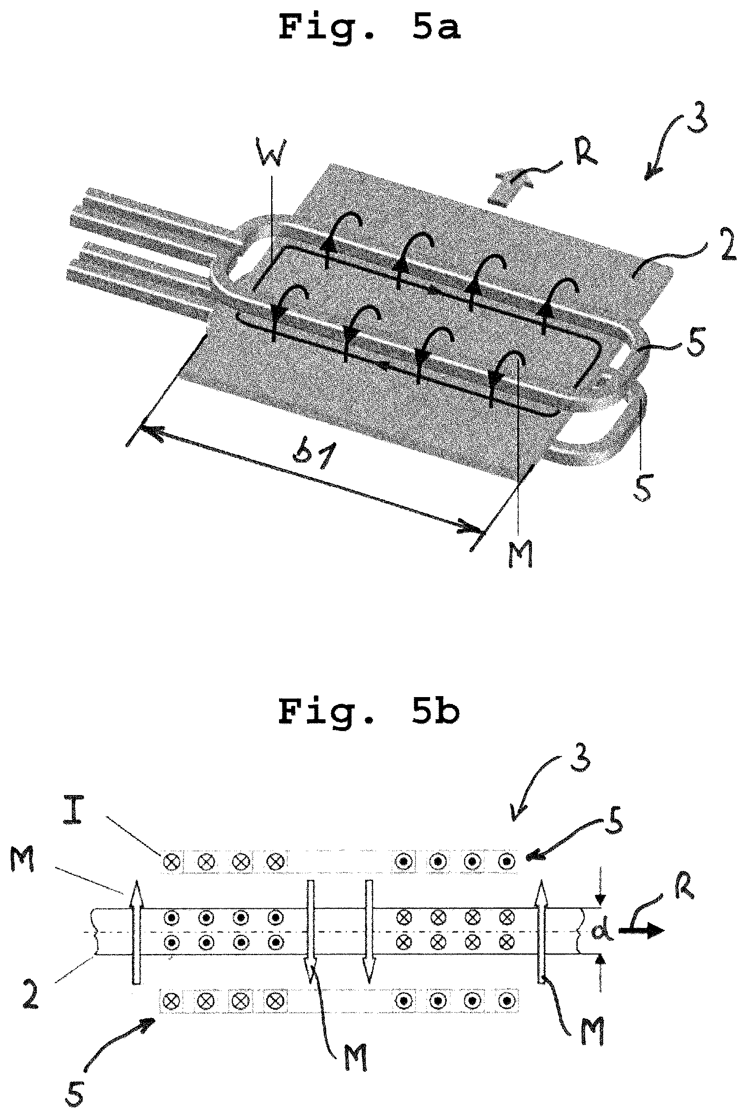 Patent US12090535 Figure 2 – Heating device for the inductive heating of a flat steel strip in a hot rolling mill