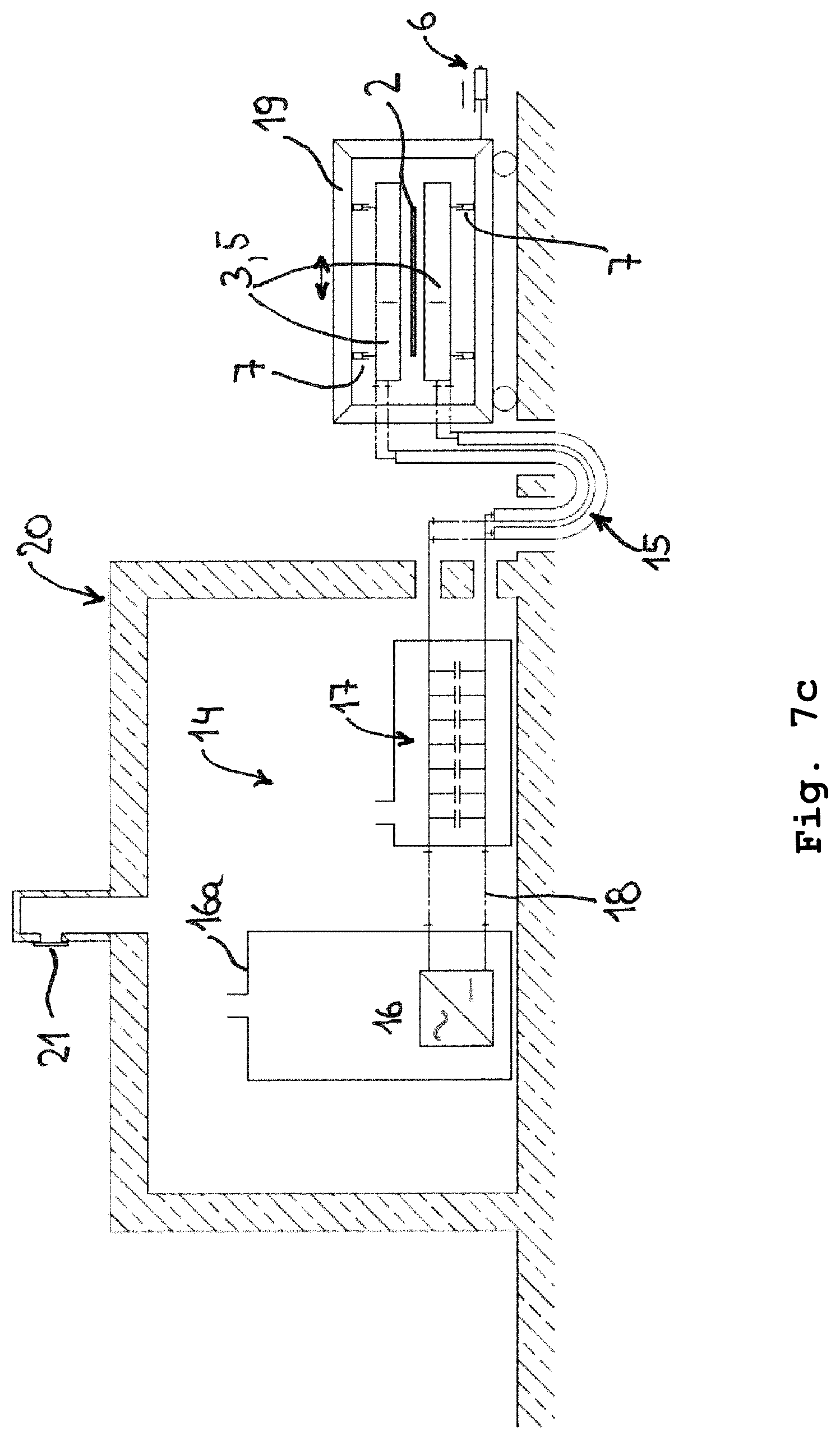Patent US12090535 Figure 6 – Heating device for the inductive heating of a flat steel strip in a hot rolling mill