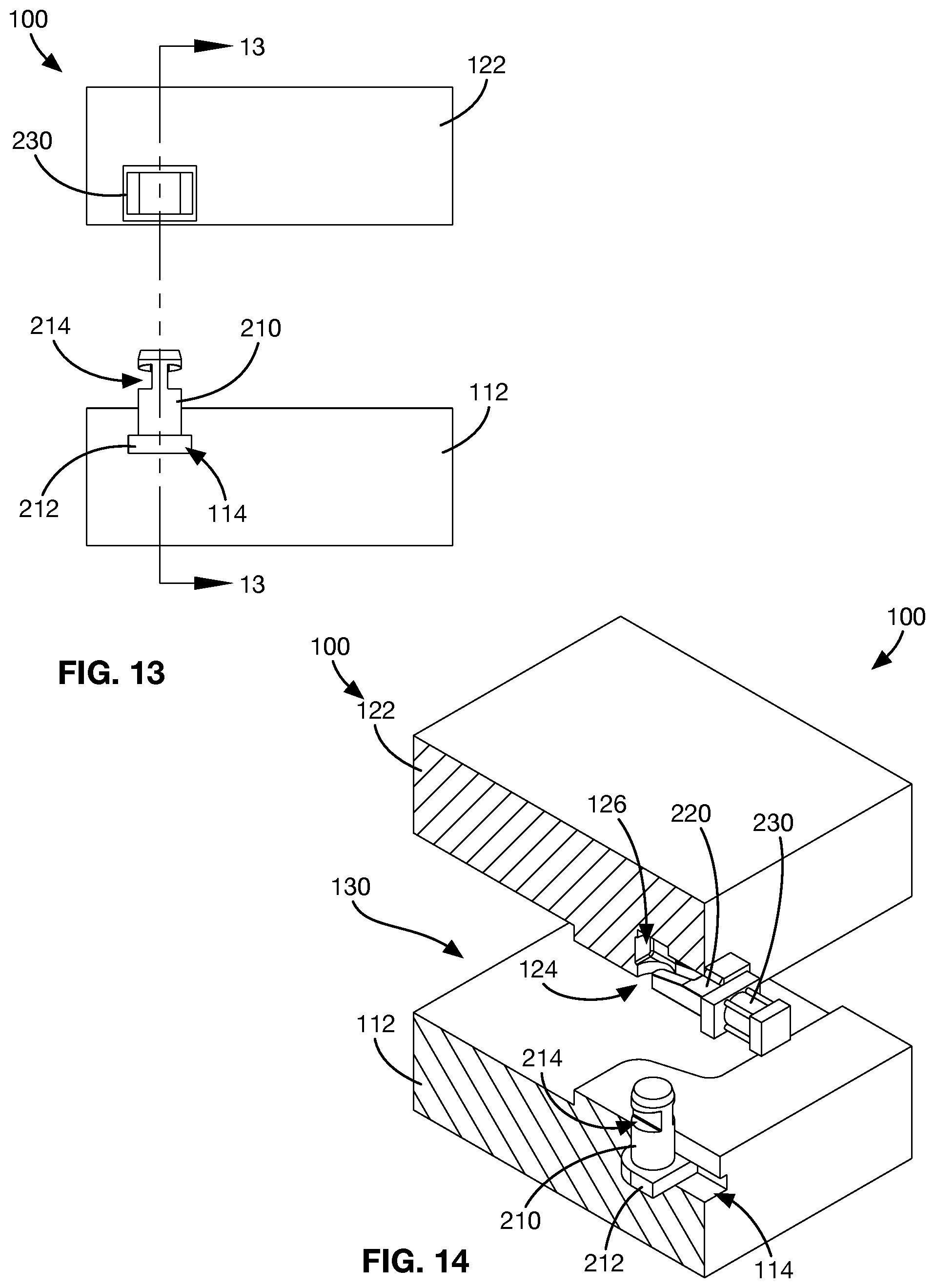 Patent US12090548 Figure 7 – Die locking system and methods of using the same