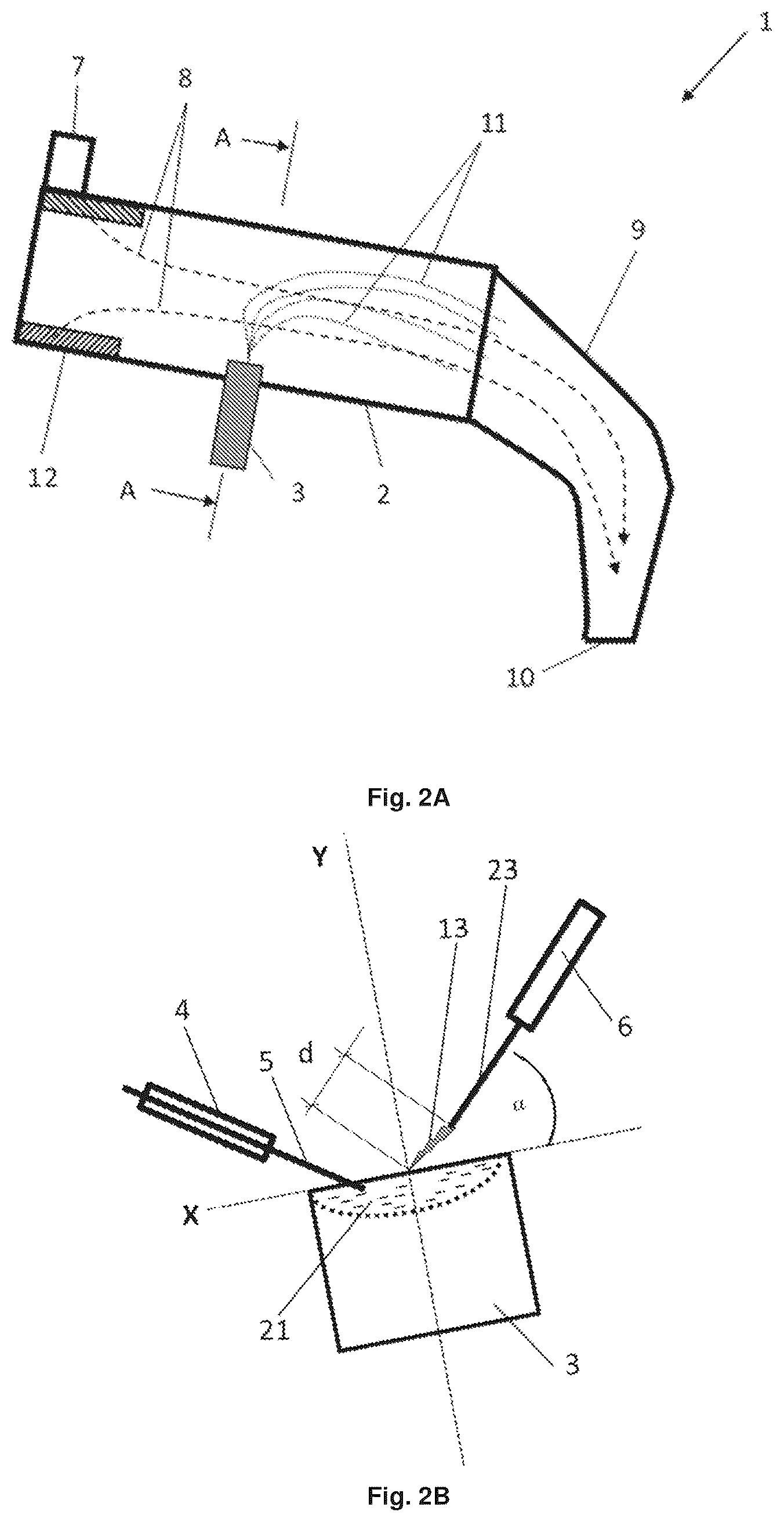 Patent US12090554 Figure 2 – Method and device for producing heavy metal powders by ultrasonic atomization