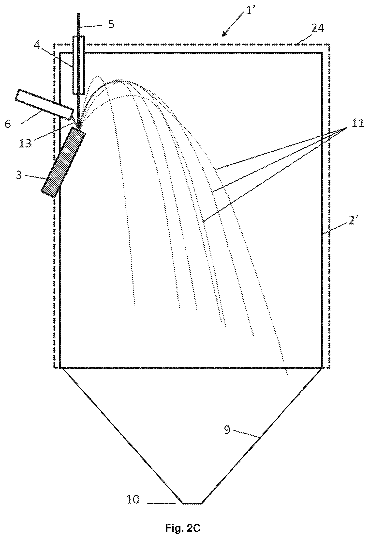 Patent US12090554 Figure 3 – Method and device for producing heavy metal powders by ultrasonic atomization