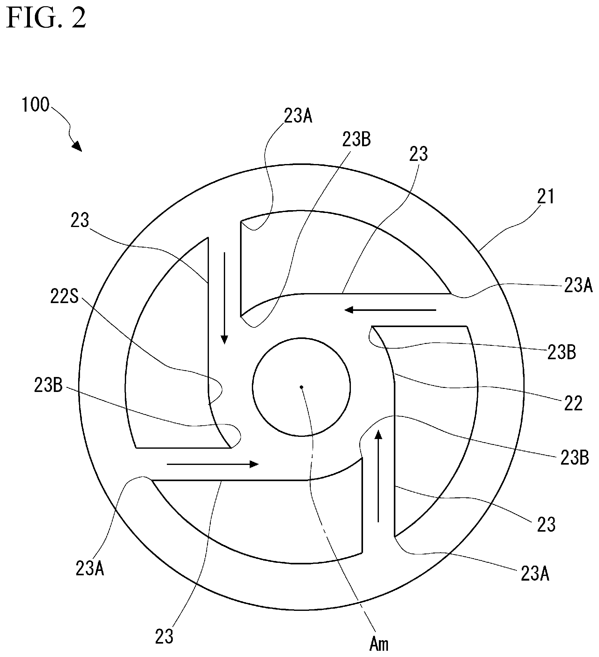 Patent US12090555 Figure 2 – Atomizer nozzle, atomizing device, method for producing metal powder, and metal powder