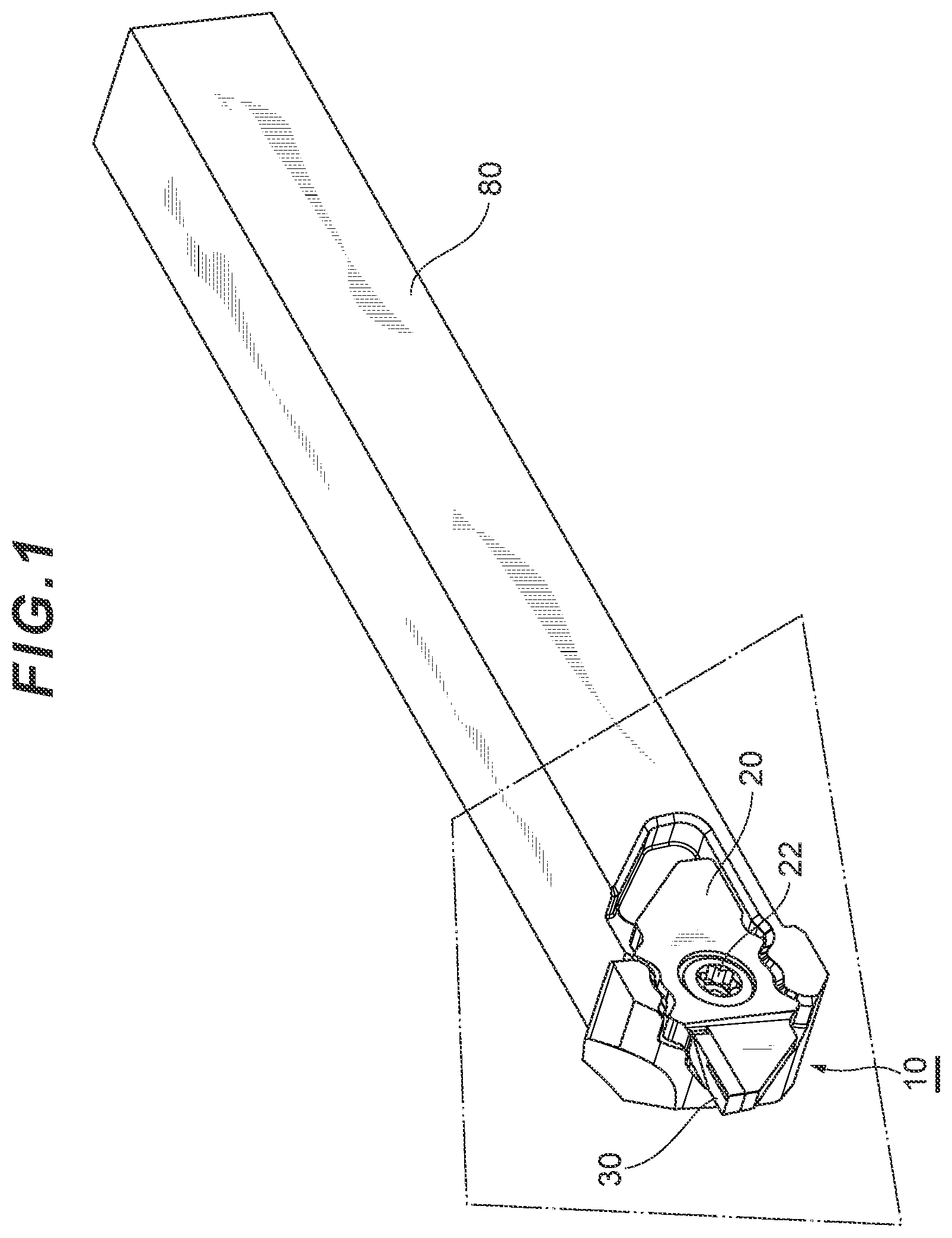 Patent US12090558 Figure 1 – Cutting insert