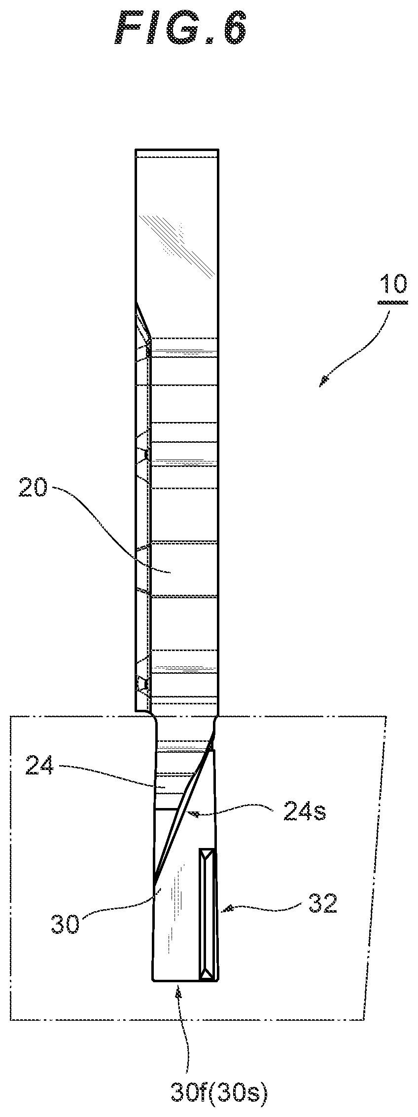 Patent US12090558 Figure 6 – Cutting insert