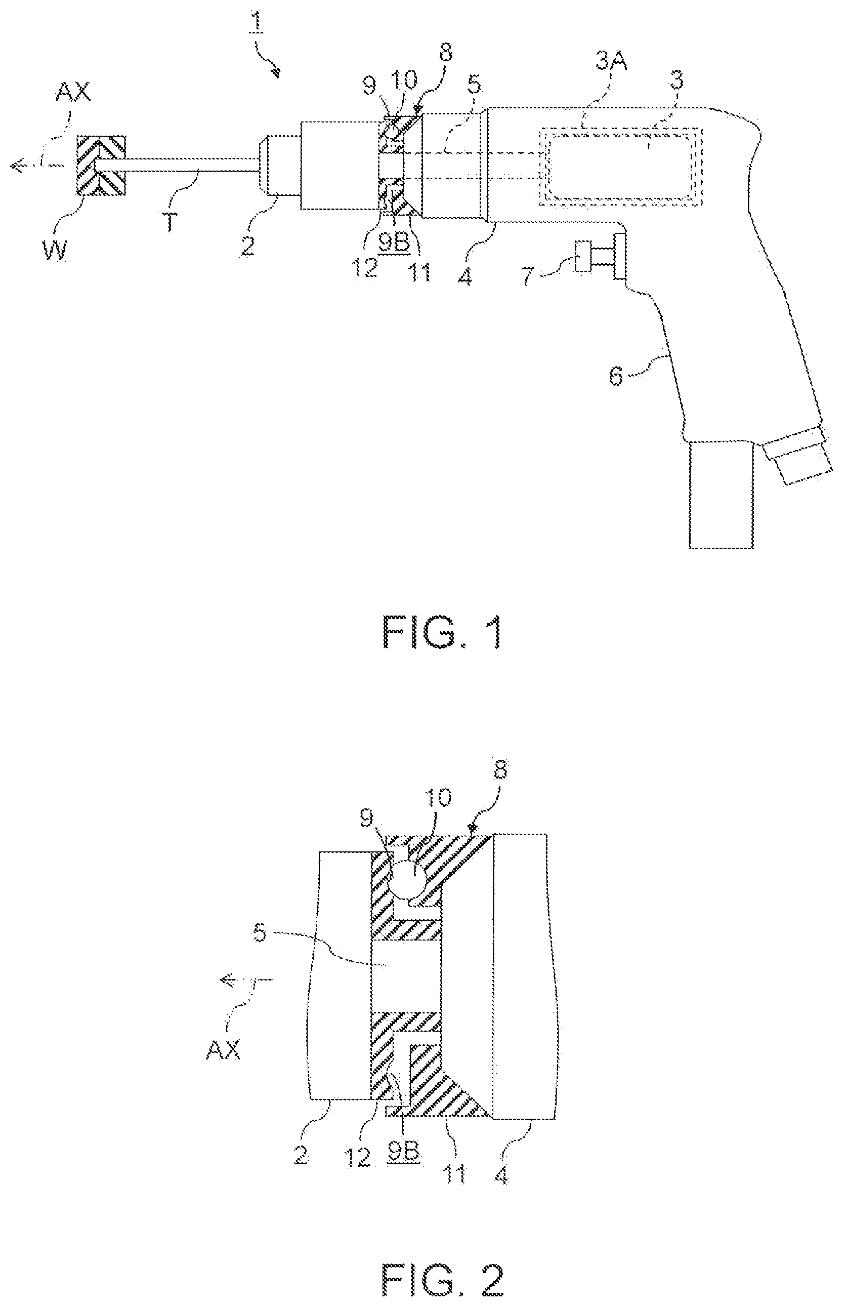 Patent US12090559 Figure 1 – Tool driving device and method of producing drilled product