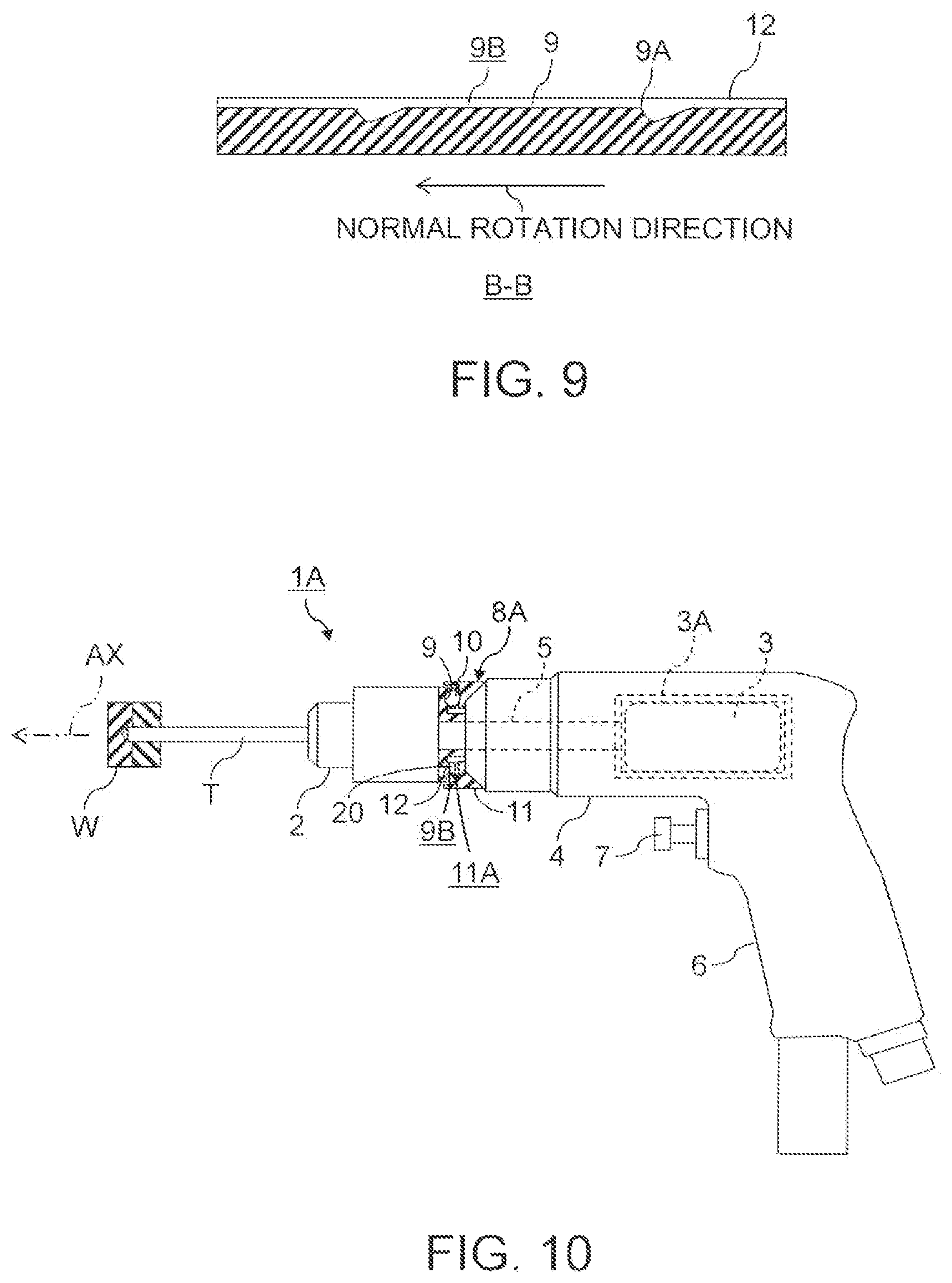 Patent US12090559 Figure 4 – Tool driving device and method of producing drilled product