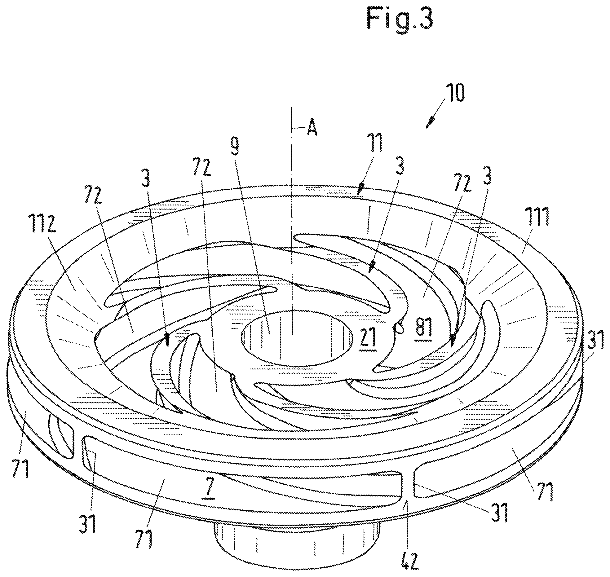 Patent US12090569 Figure 3 – Method of manufacturing a component of a rotary machine and component manufactured using said method