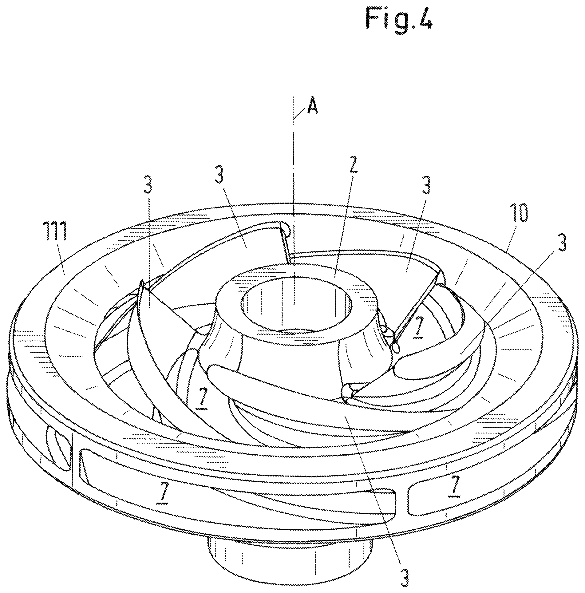 Patent US12090569 Figure 4 – Method of manufacturing a component of a rotary machine and component manufactured using said method