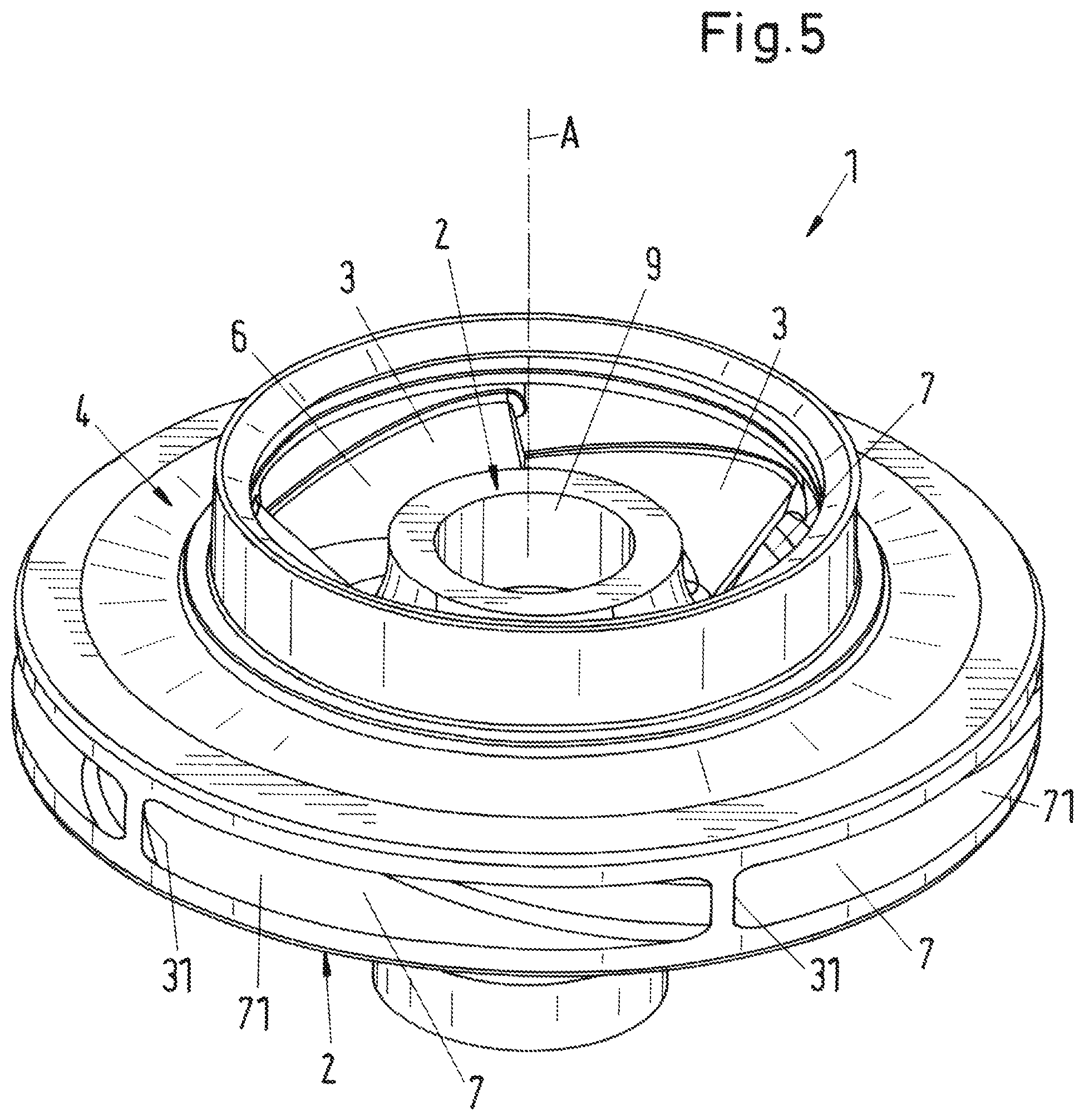 Patent US12090569 Figure 5 – Method of manufacturing a component of a rotary machine and component manufactured using said method
