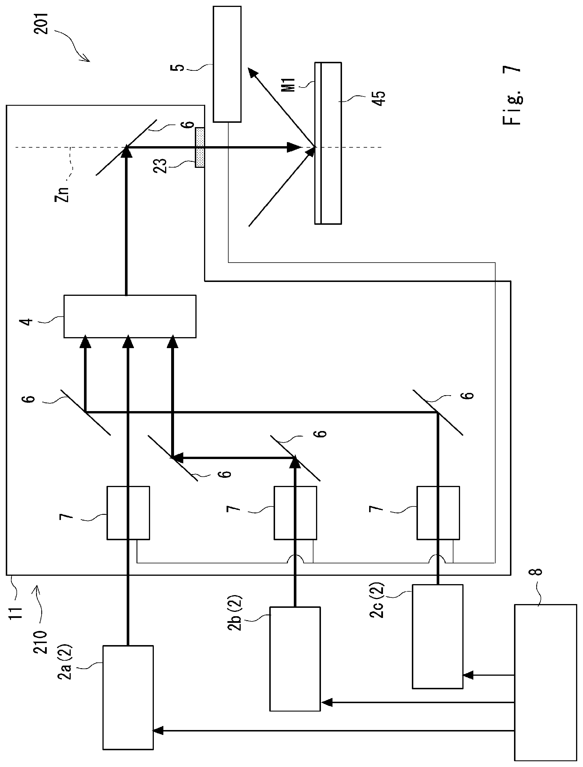 Patent US12090570 Figure 7 – Laser processing apparatus, laser processing method, and method for manufacturing semiconductor apparatus