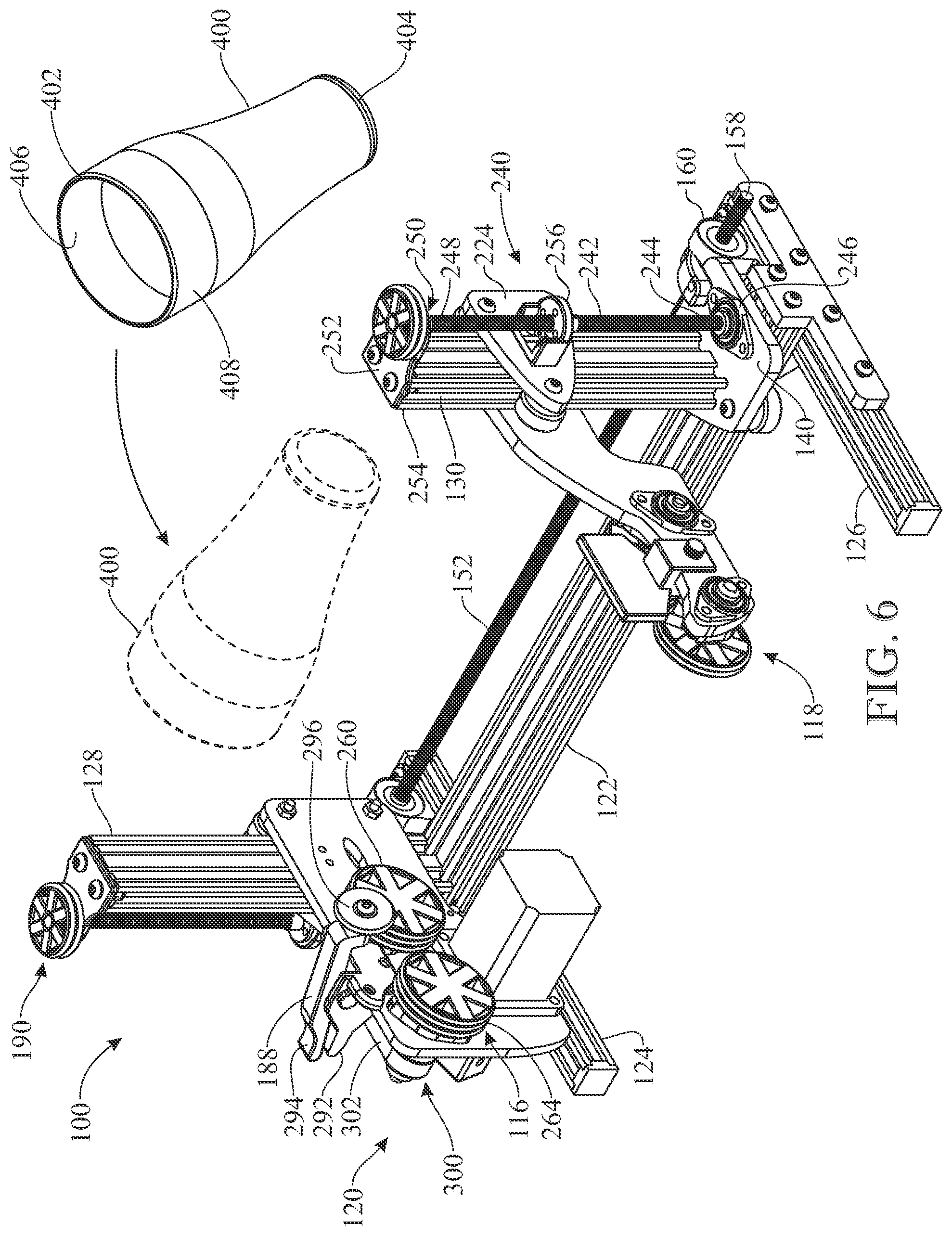 Patent US12090572 Figure 6 – Rotary laser engraving device