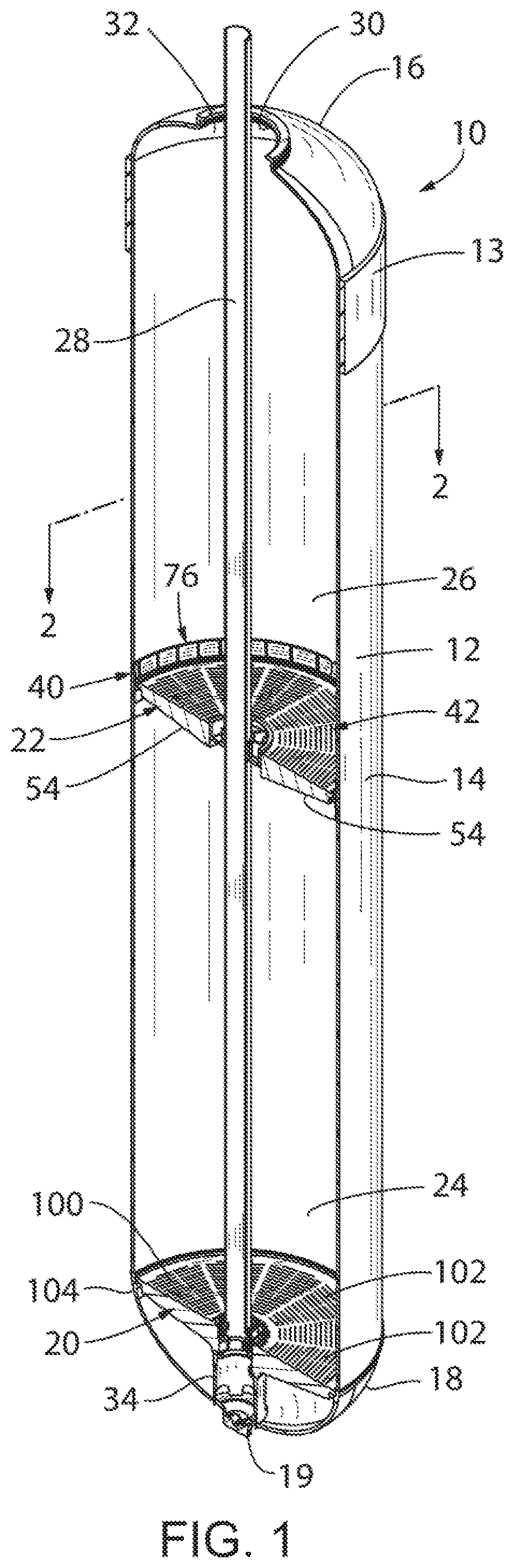 Patent US12090573 Figure 1 – Fluid treatment tank having a laser welded distributor plate