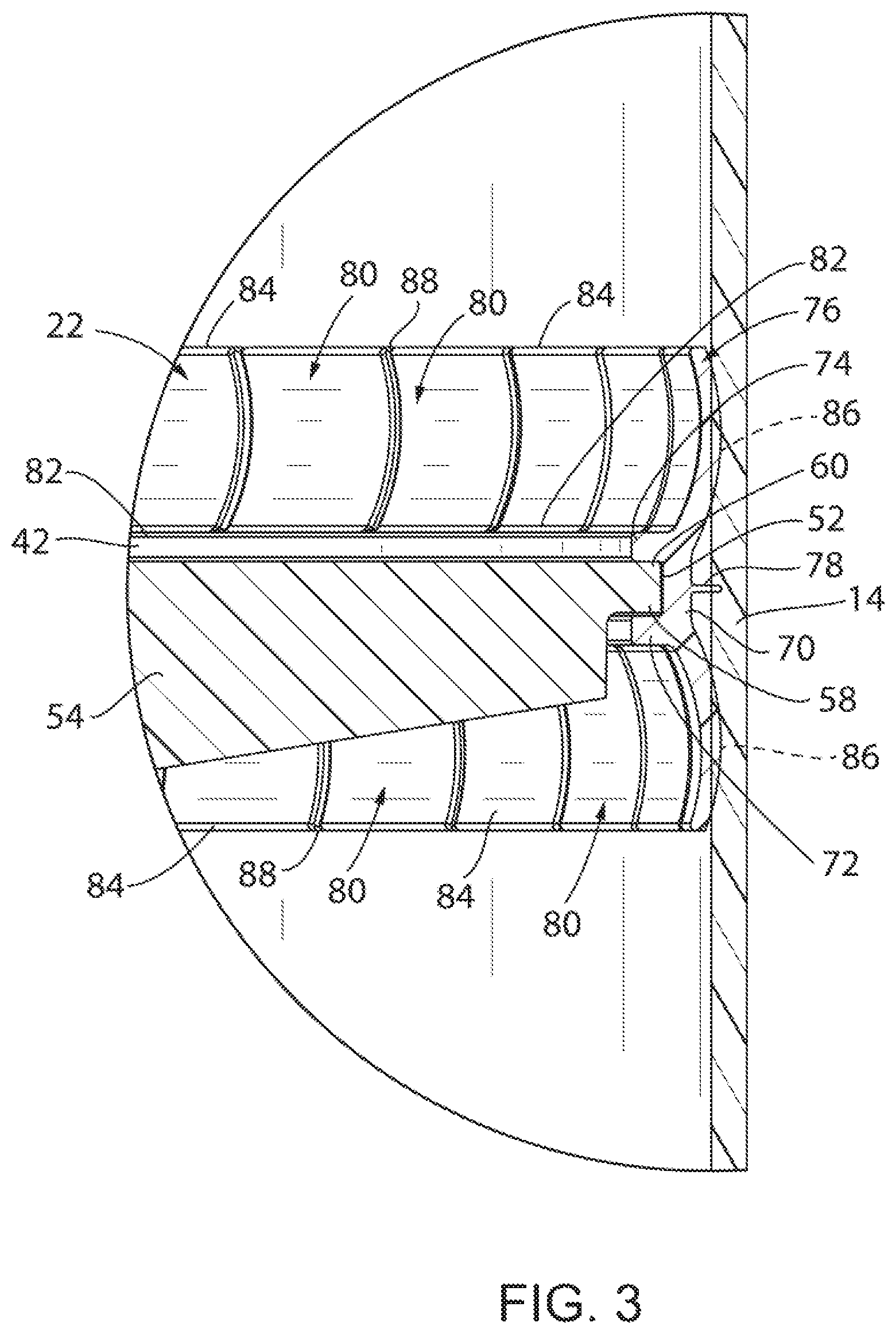 Patent US12090573 Figure 3 – Fluid treatment tank having a laser welded distributor plate