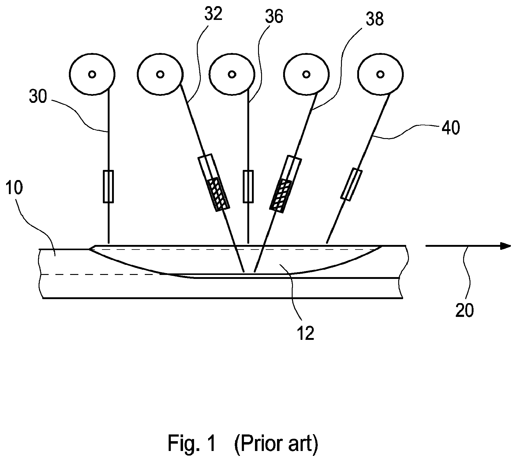 Patent US12090584 Figure 1 – Welding head and welding head assembly for an arc-welding system
