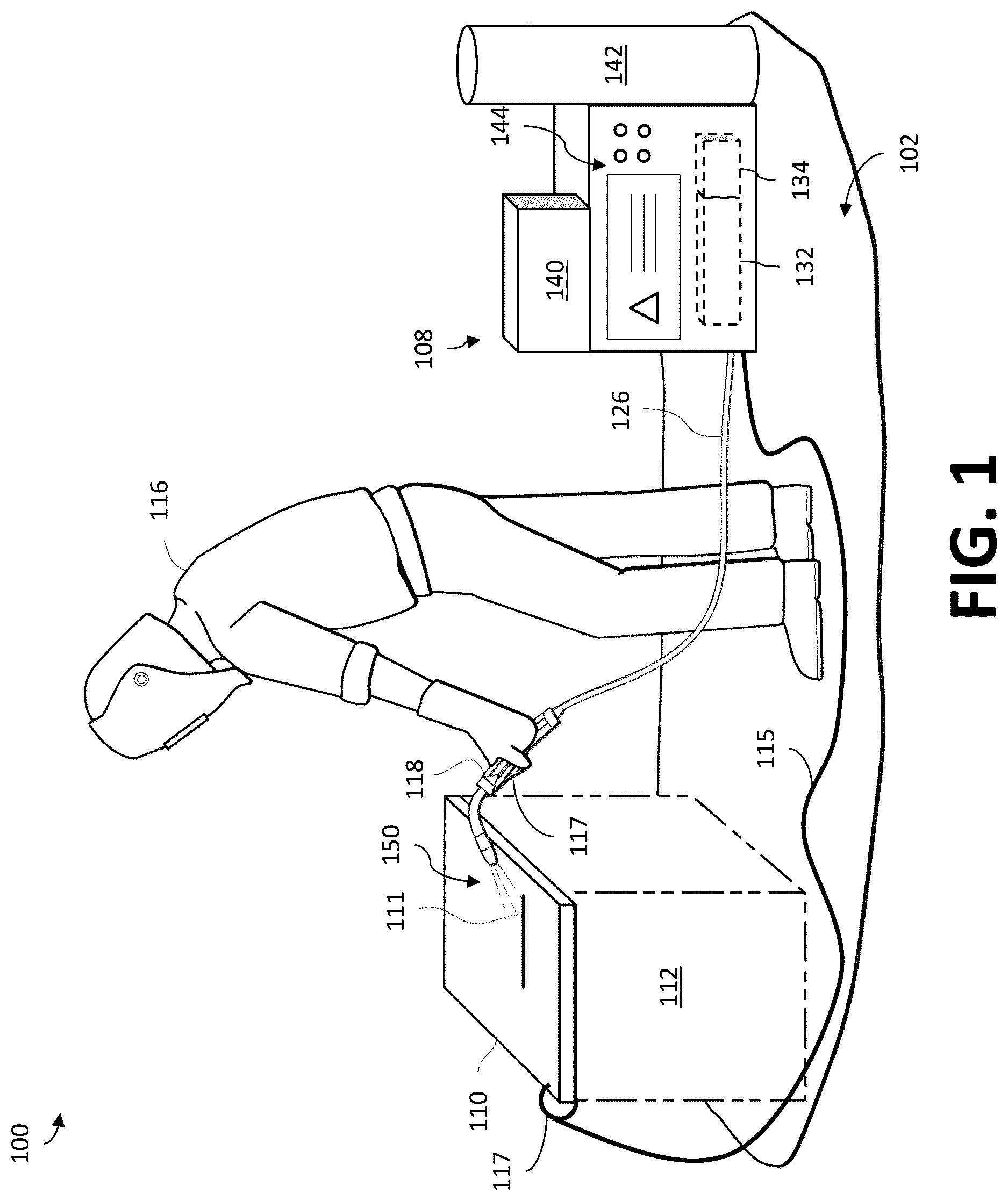 Patent US12090585 Figure 1 – Systems and methods for automated cleaning of wire electrodes after welding