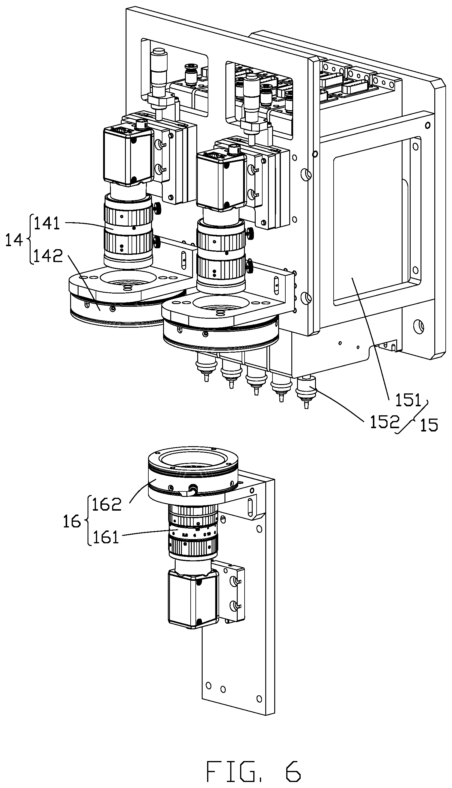 Patent US12090588 Figure 6 – Automatic locking device and assembling apparatus therewith
