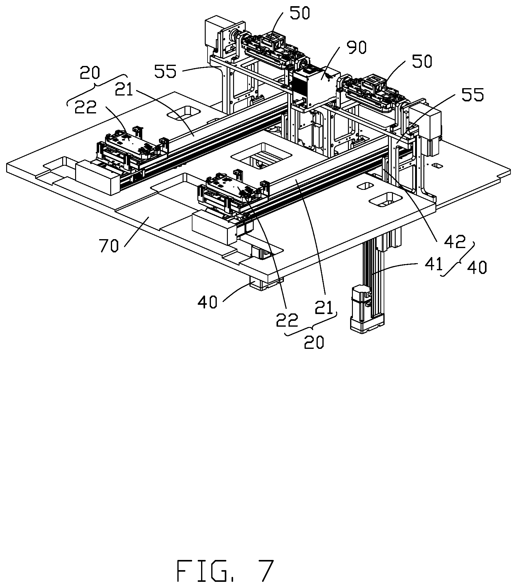 Patent US12090588 Figure 7 – Automatic locking device and assembling apparatus therewith