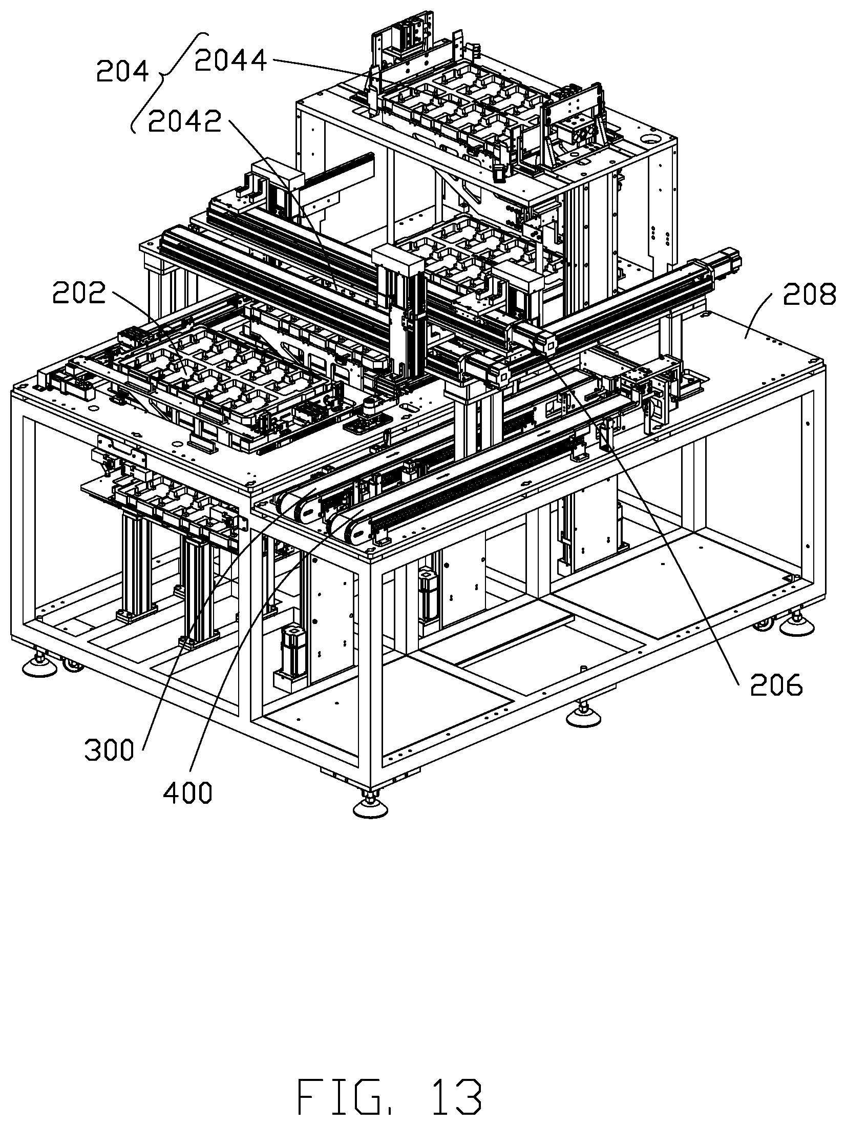 Patent US12090588 Figure 13 – Automatic locking device and assembling apparatus therewith