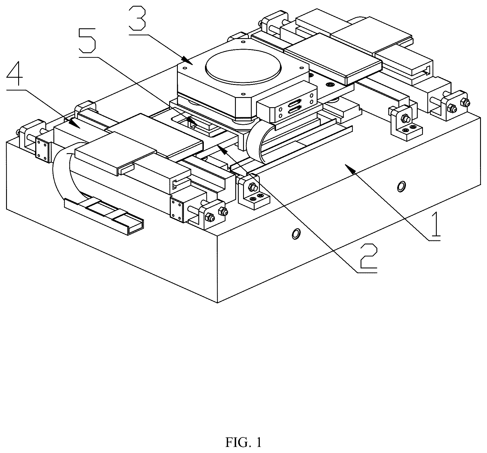 Patent US12090590 — Six-degree-of-freedom air-floating moving apparatus — Figure 1
