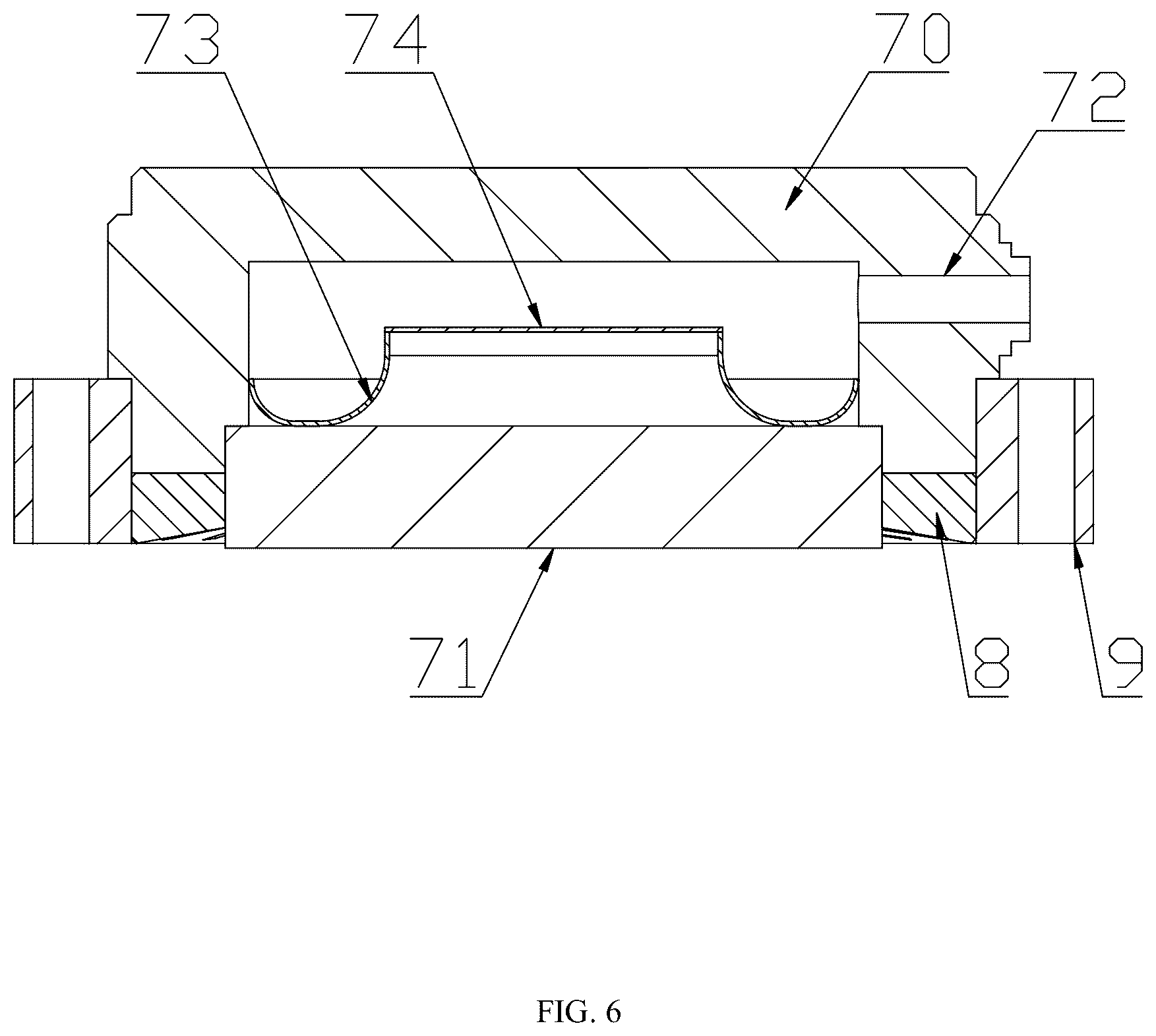 Patent US12090590 Figure 6 – Six-degree-of-freedom air-floating moving apparatus