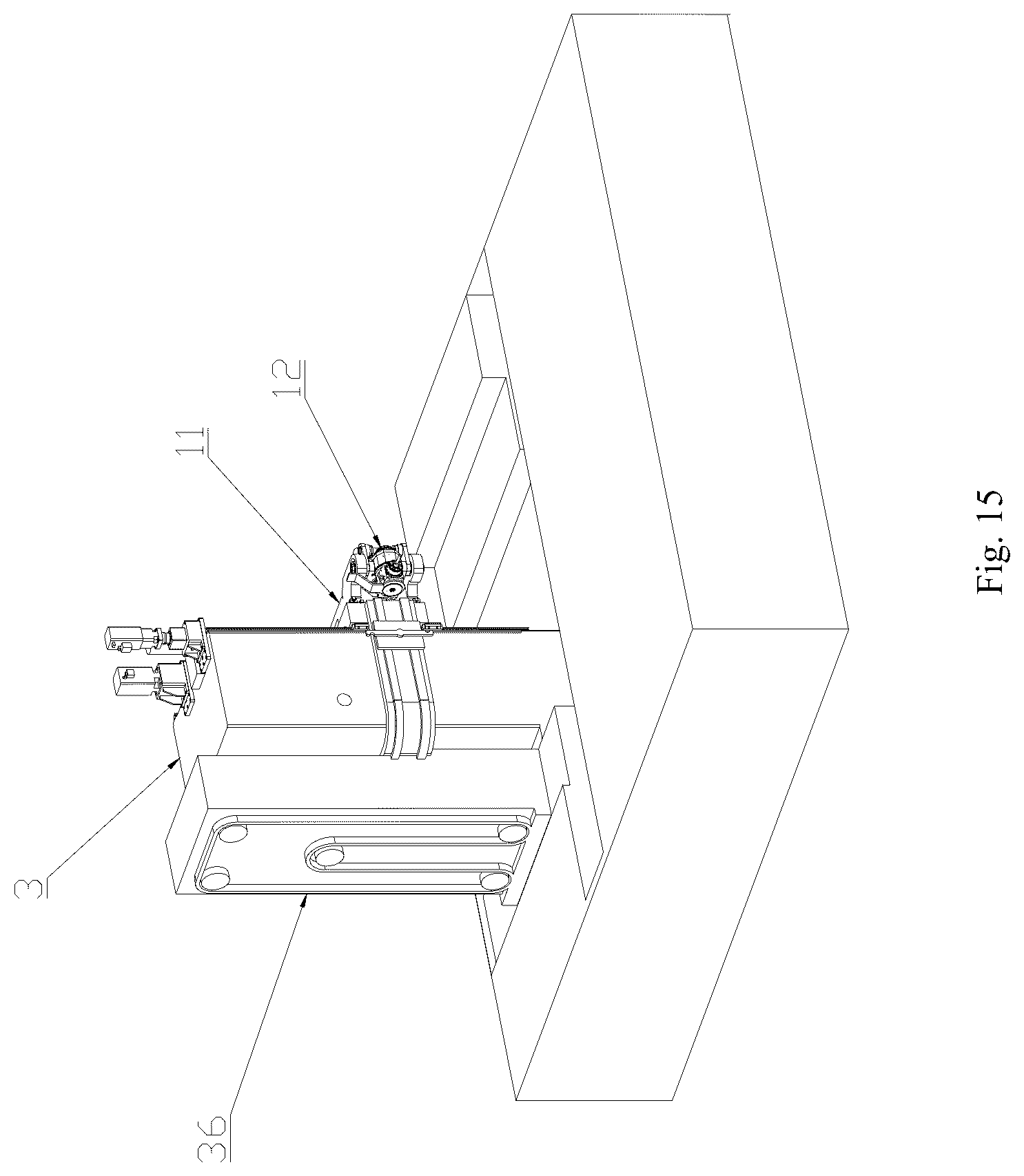Patent US12090595 Figure 10 – Horizontal five-axis plate conversion machining center