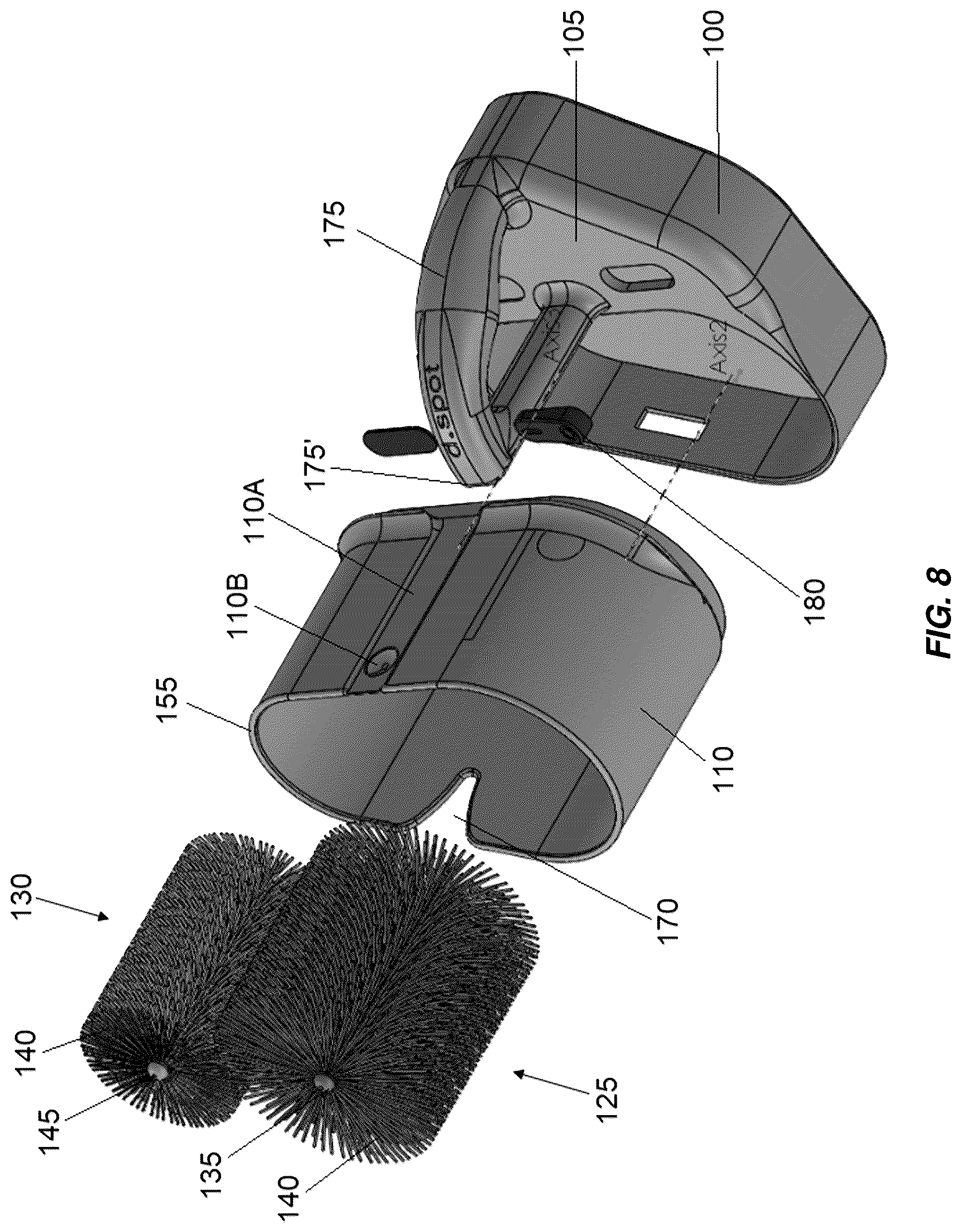 Patent US12090598 Figure 11 – Glassware polishing system
