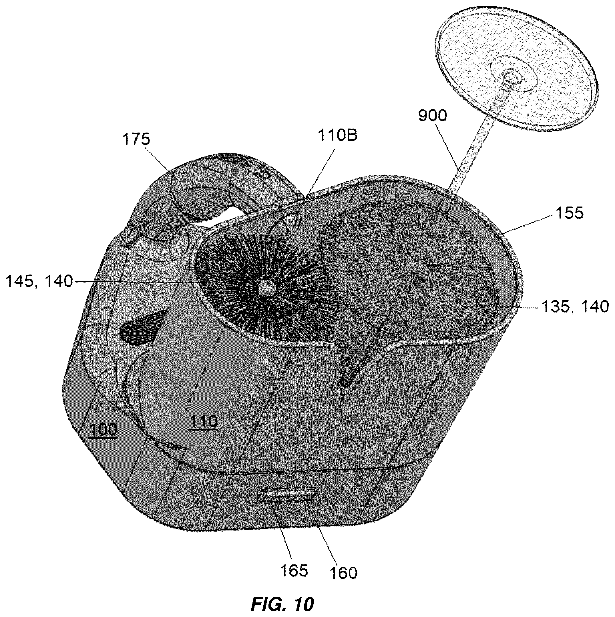 Patent US12090598 Figure 13 – Glassware polishing system