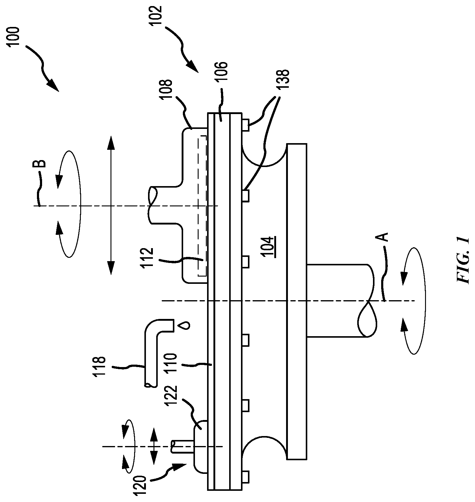 Patent US12090600 Figure 1 – Face-up wafer electrochemical planarization apparatus