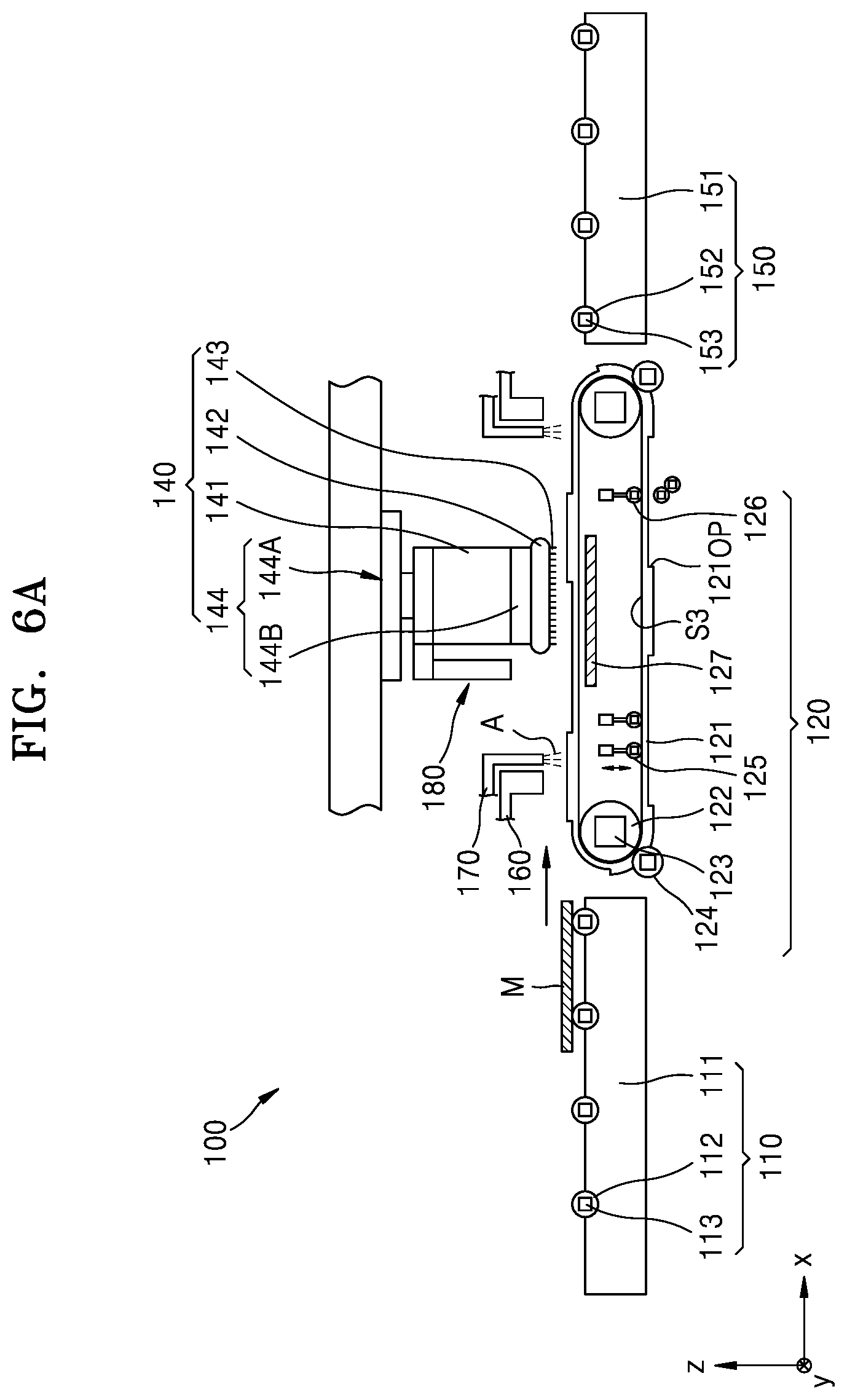 Patent US12090601 Figure 7 – Apparatus and method for manufacturing display device
