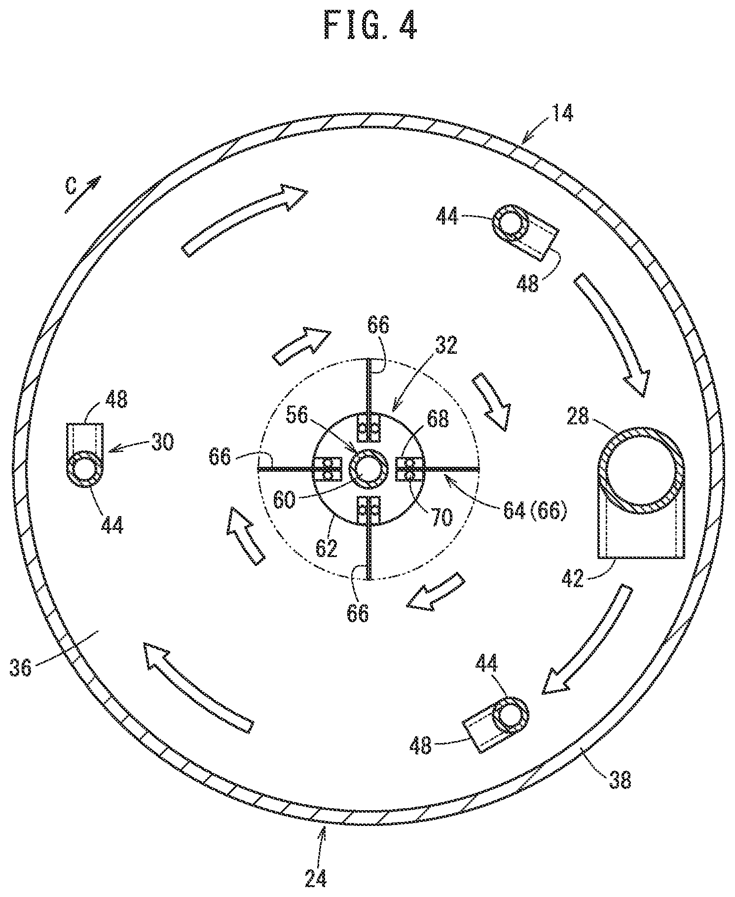 Patent US12090604 Figure 4 – Shot peening apparatus