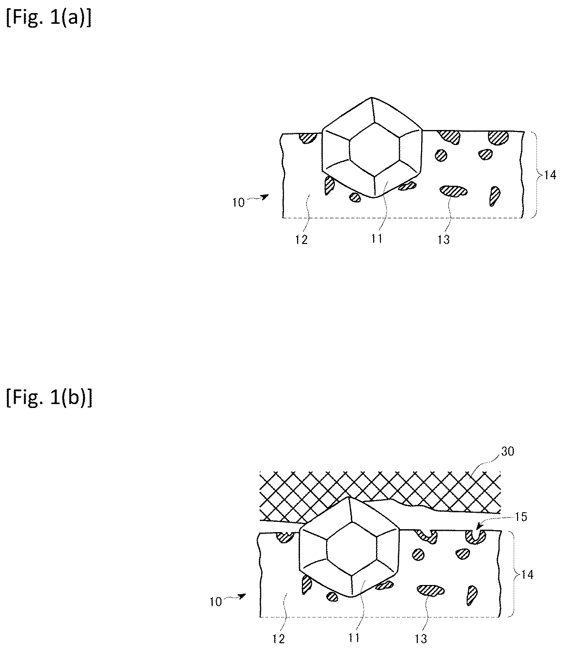 Patent US12090605 Figure 1 – Glass filler-containing metal bond grinding wheel