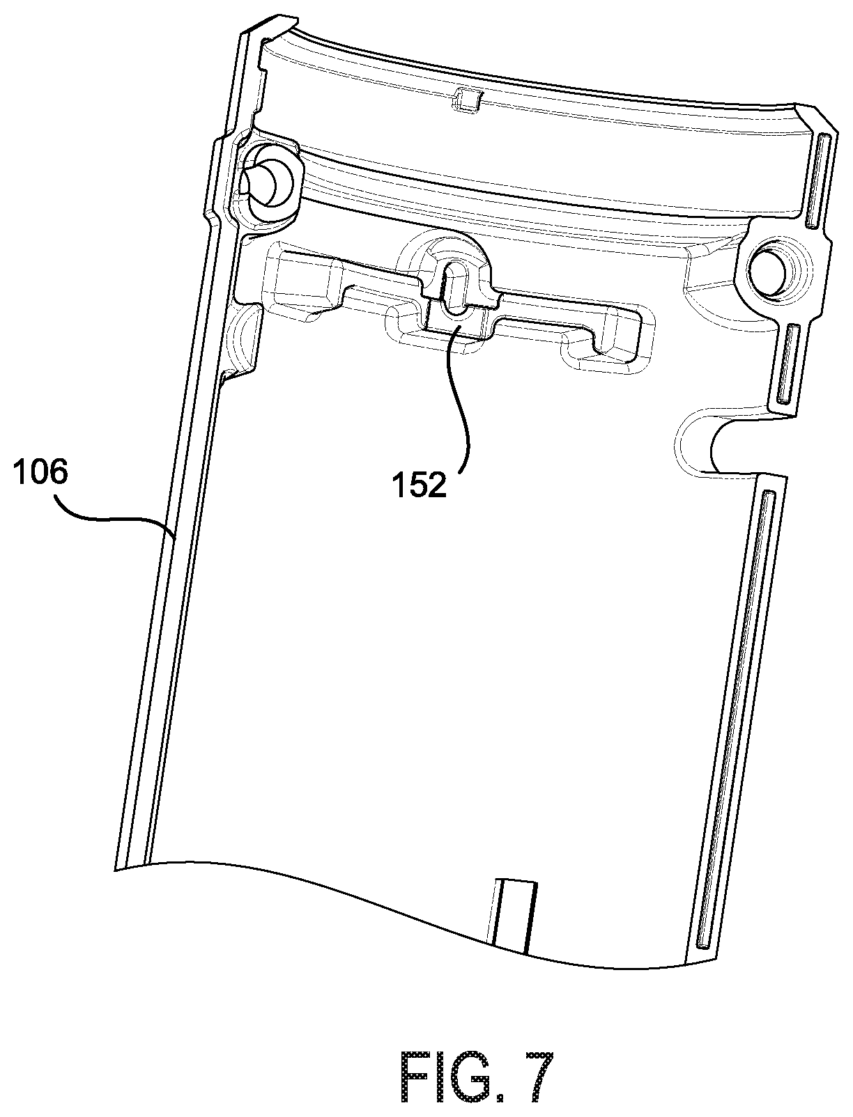 Patent US12090606 Figure 7 – Tool and motor anti-rotation